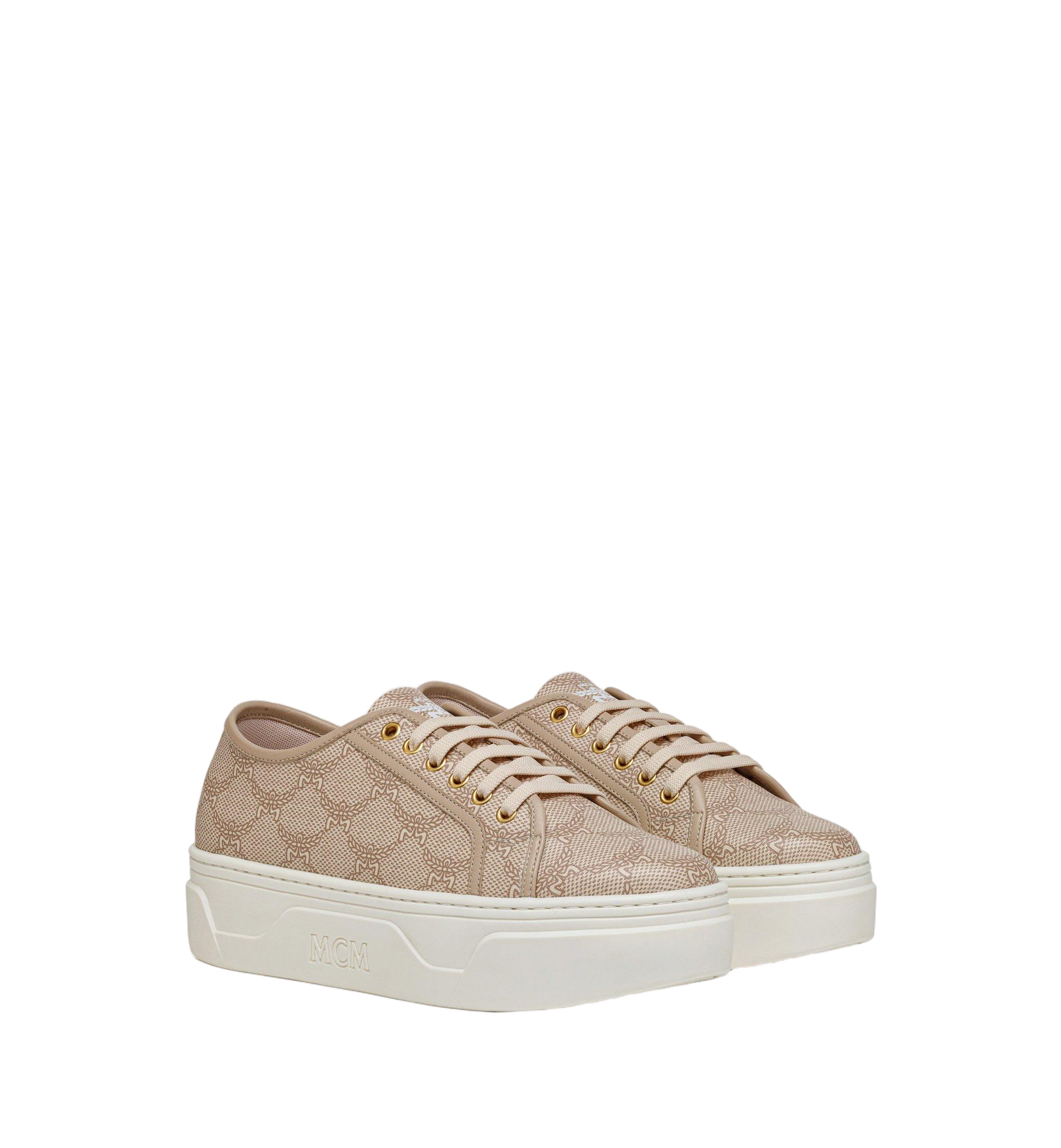 Lauretos Monogram Canvas Sneakers