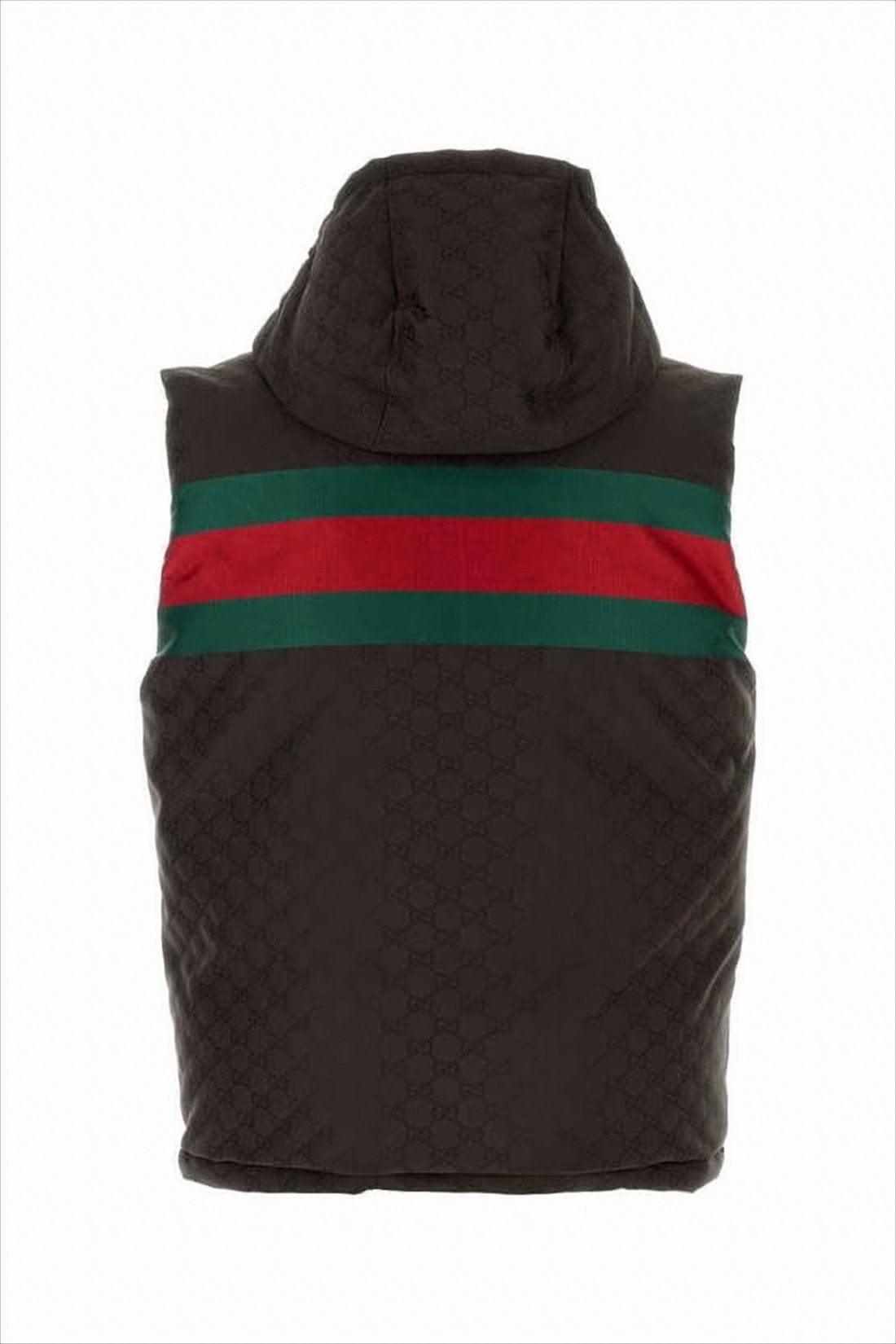 Padded Vest with High Collar