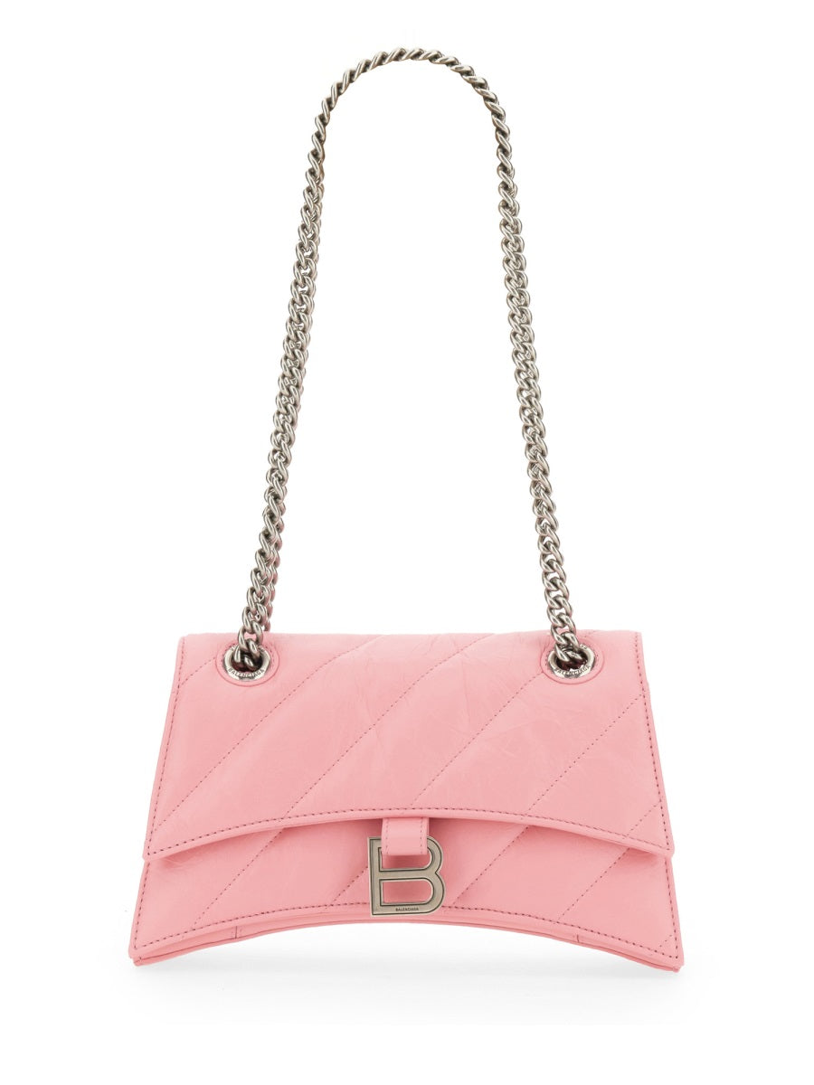 Quilted Crushed Calf Small Shoulder Bag
