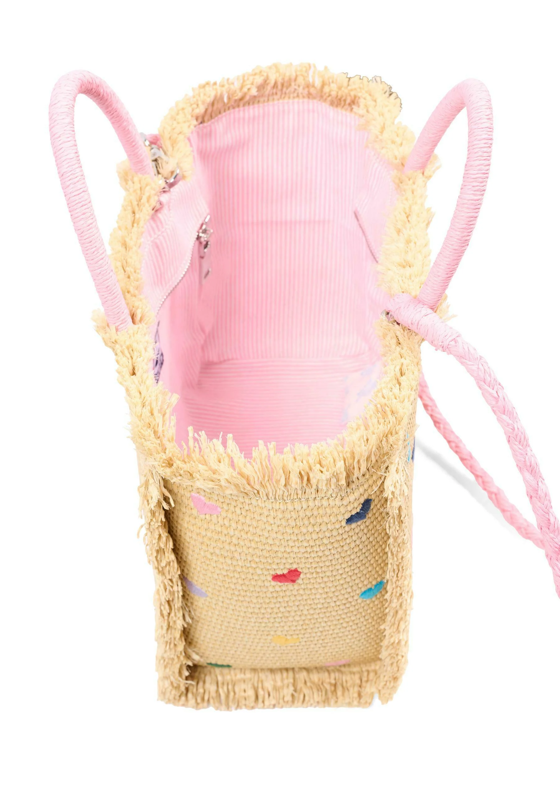 Yellow Colette Straw Handbag