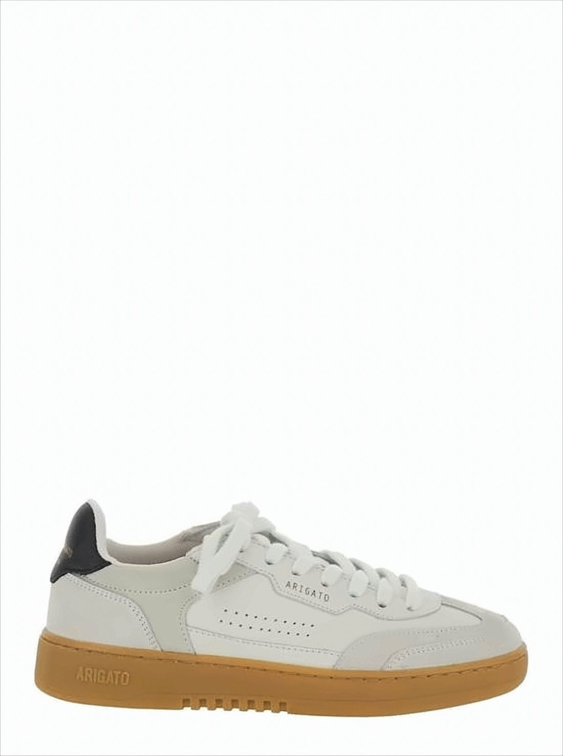 Low-Top Sneakers with Leather and Suede Paneling