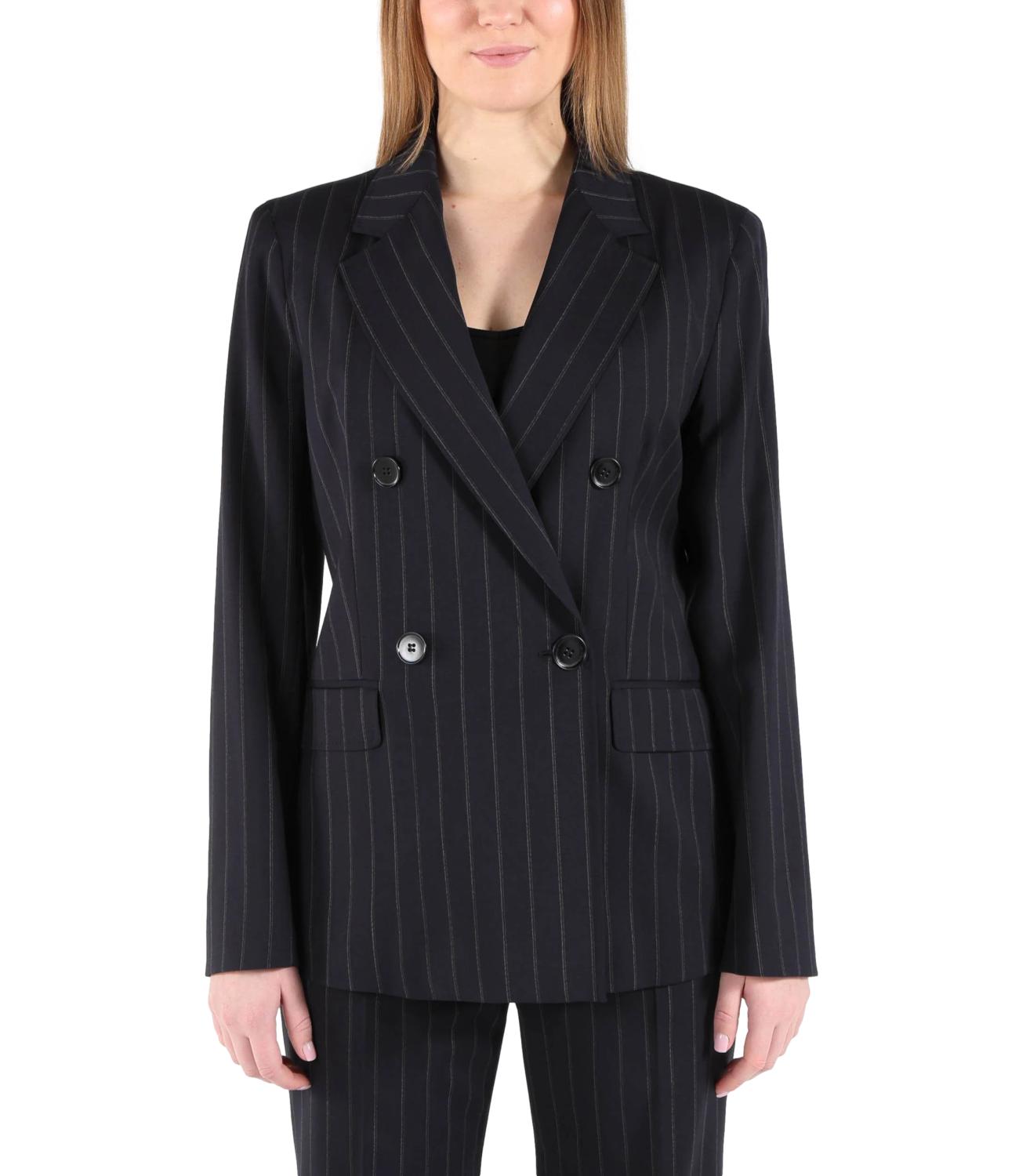 Blue Pinstripe Virgin Wool Jacket