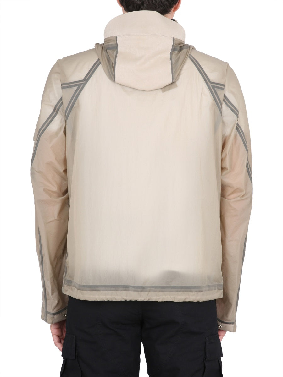 Bonded Anorak Jacket with Adjustable Hood