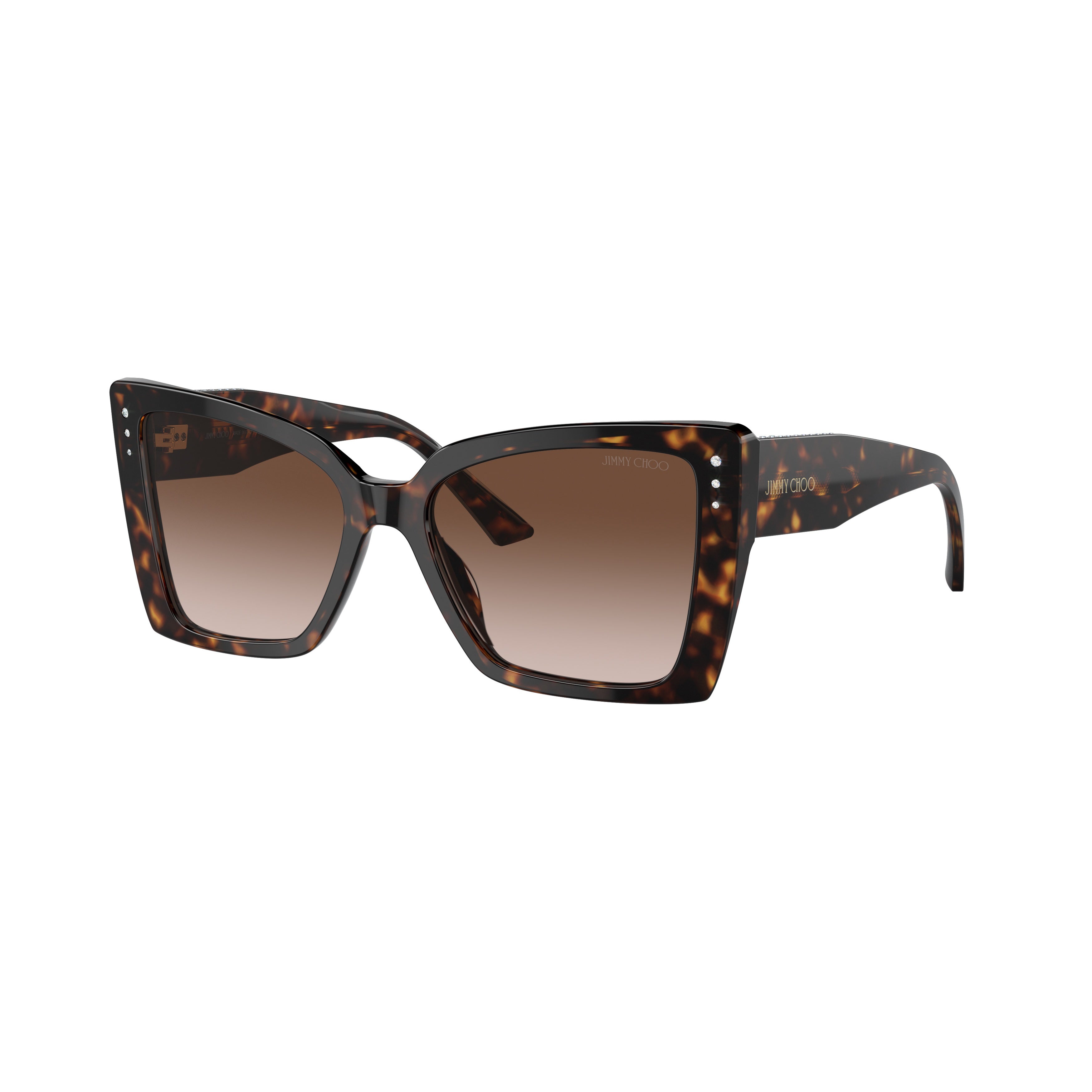 0jc5001b Oversized Tortoiseshell Square Sunglasses