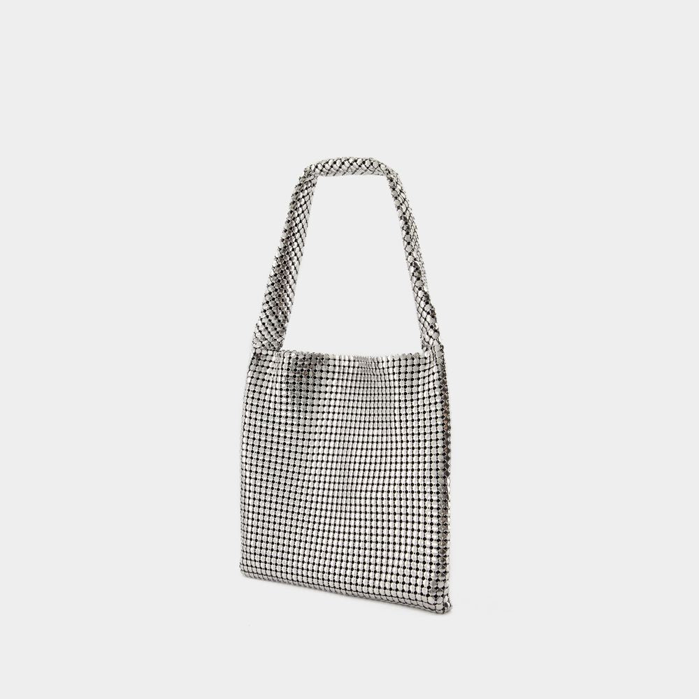 Medium Silver Pixel Shoulder Bag - Aluminium - Silver