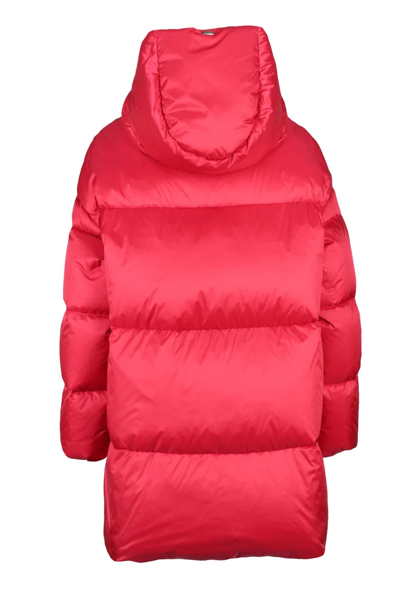 Oversized Down Jacket - Fuchsia