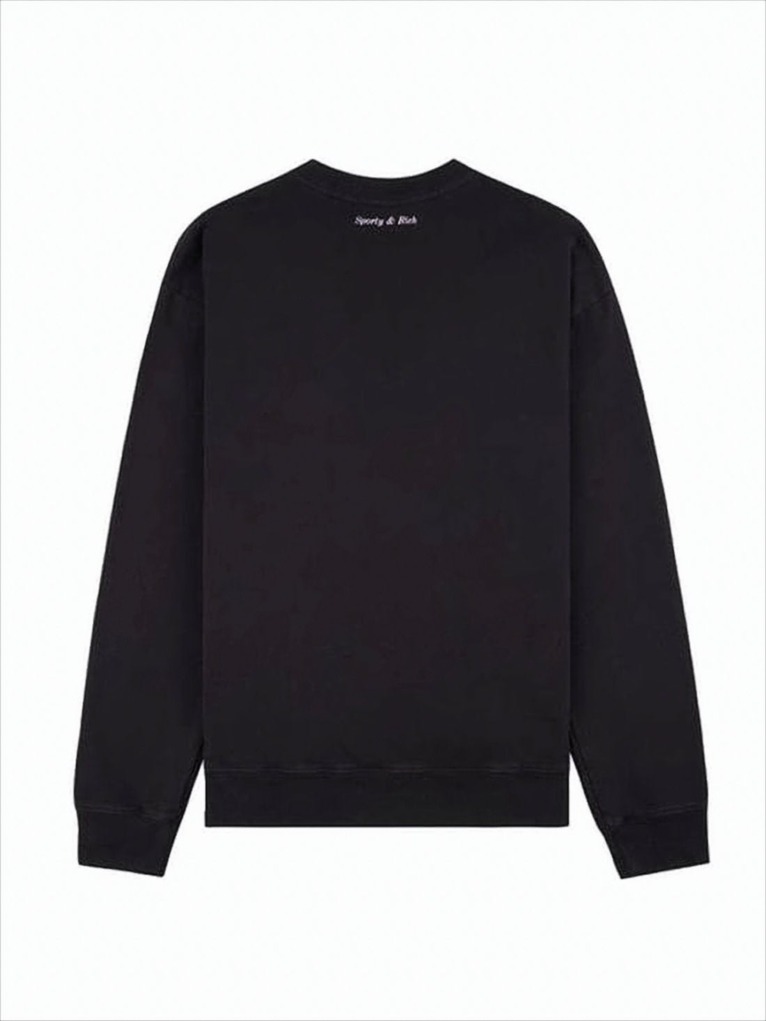 Long-Sleeve Crewneck Sweatshirt with Wellness Club Print