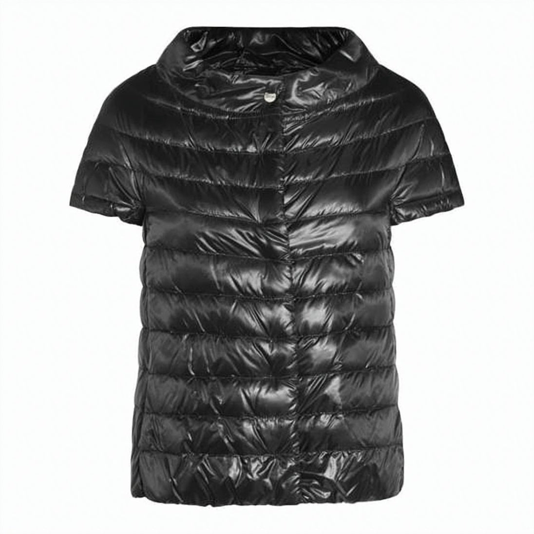 Quilted Padded Jacket With Glossy Finish