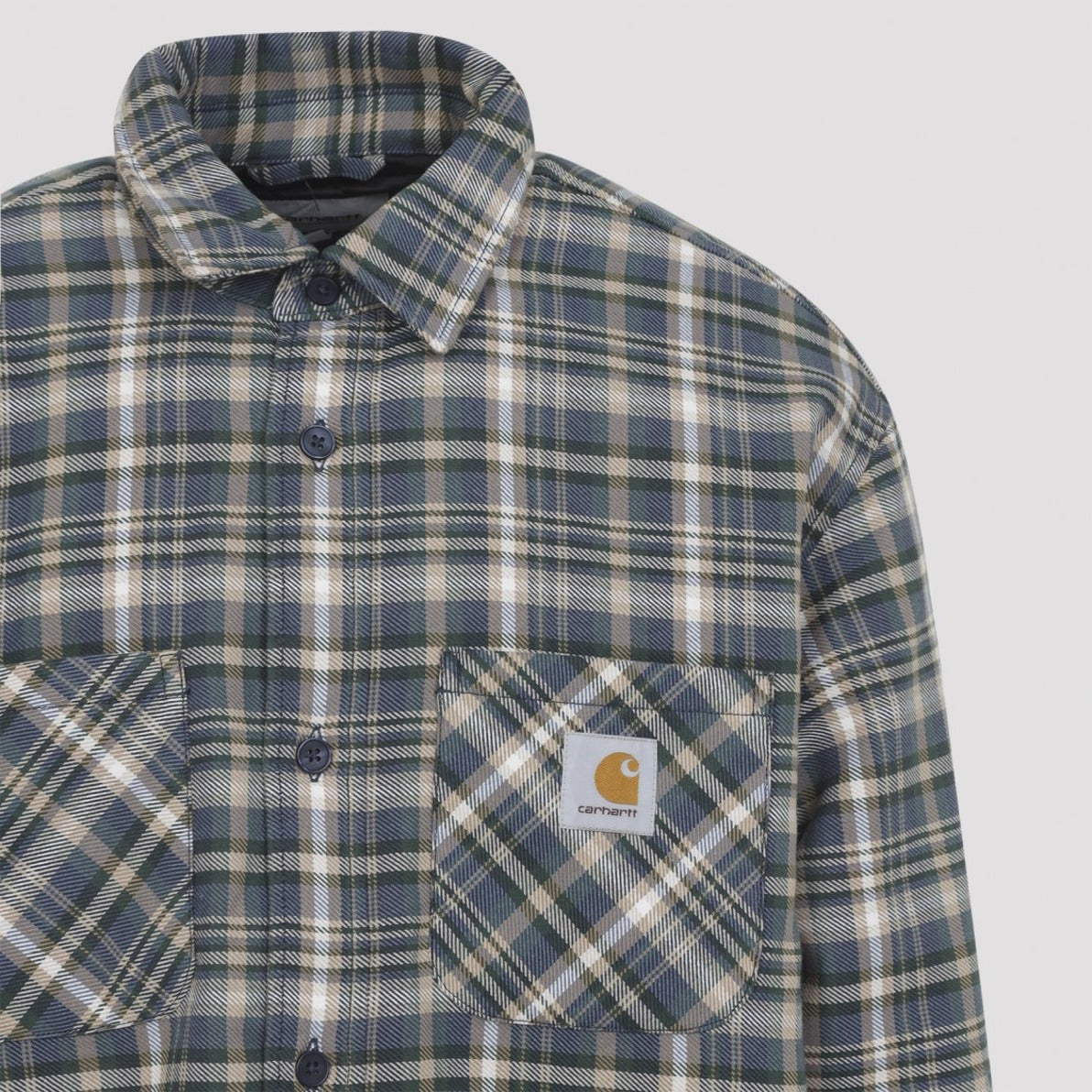 Plaid Button-Up Shirt