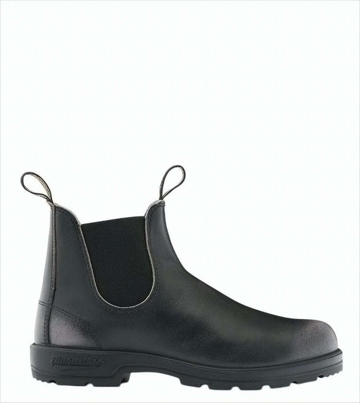Vintage Black Leather Boots With Comfort Technology