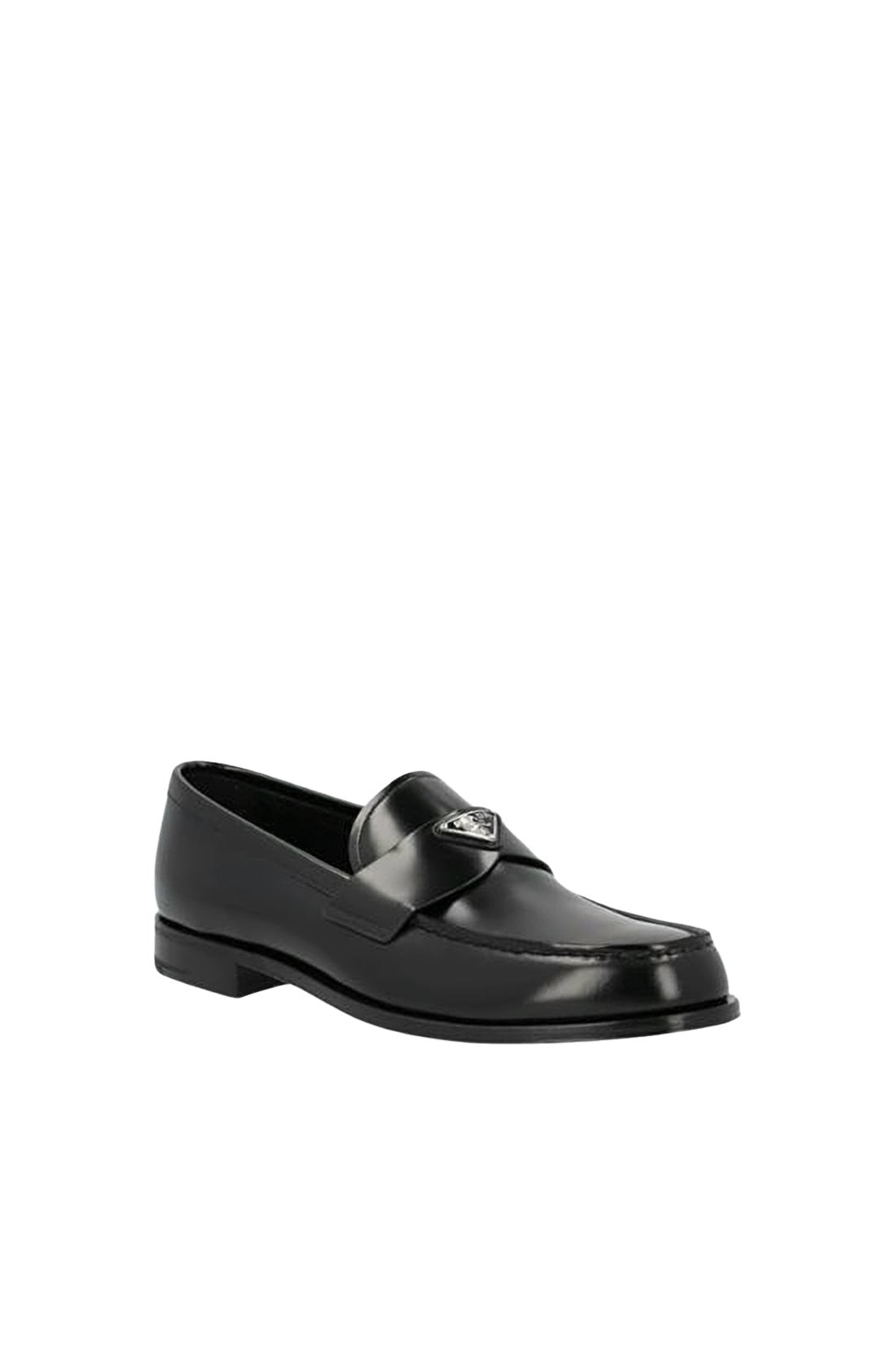 Polished Leather Loafer with Penny Strap