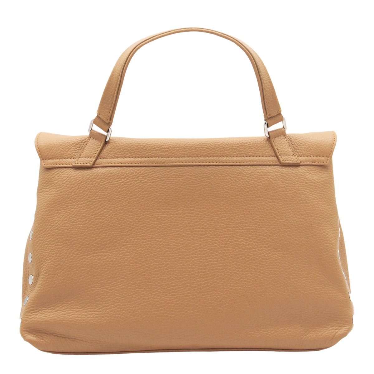 Structured Handbag with Pebbled Texture