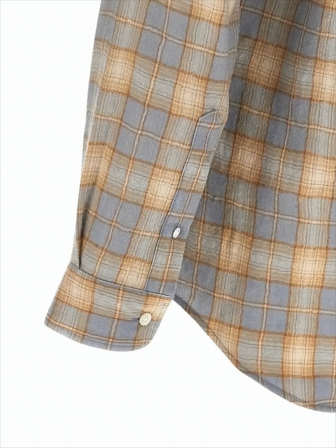 Soft Wool Long-Sleeve Plaid Shirt