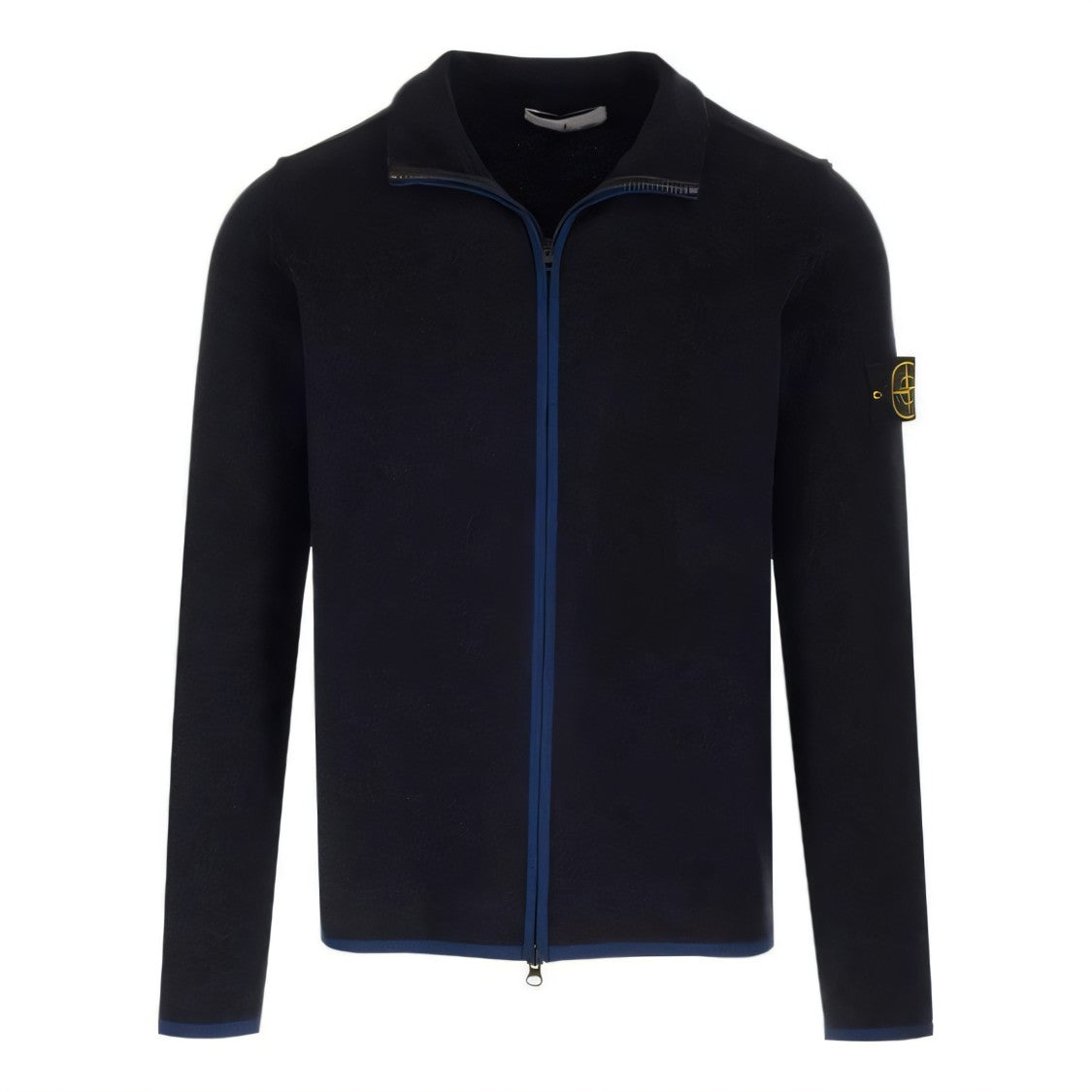 Black Jacket with Iconic Logo Patch