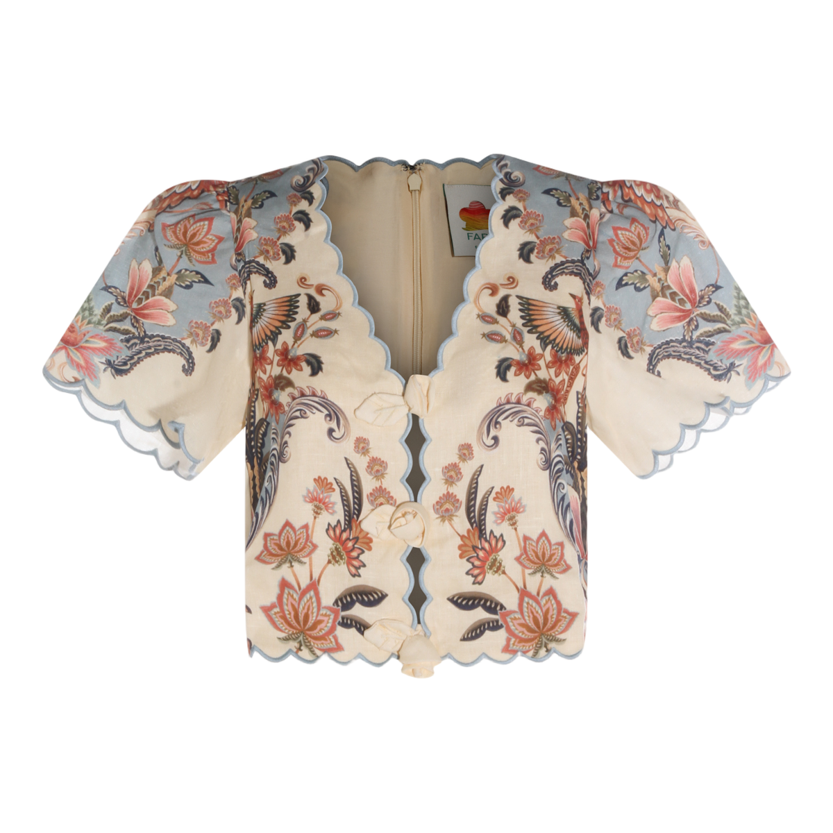 Tropical Print Top