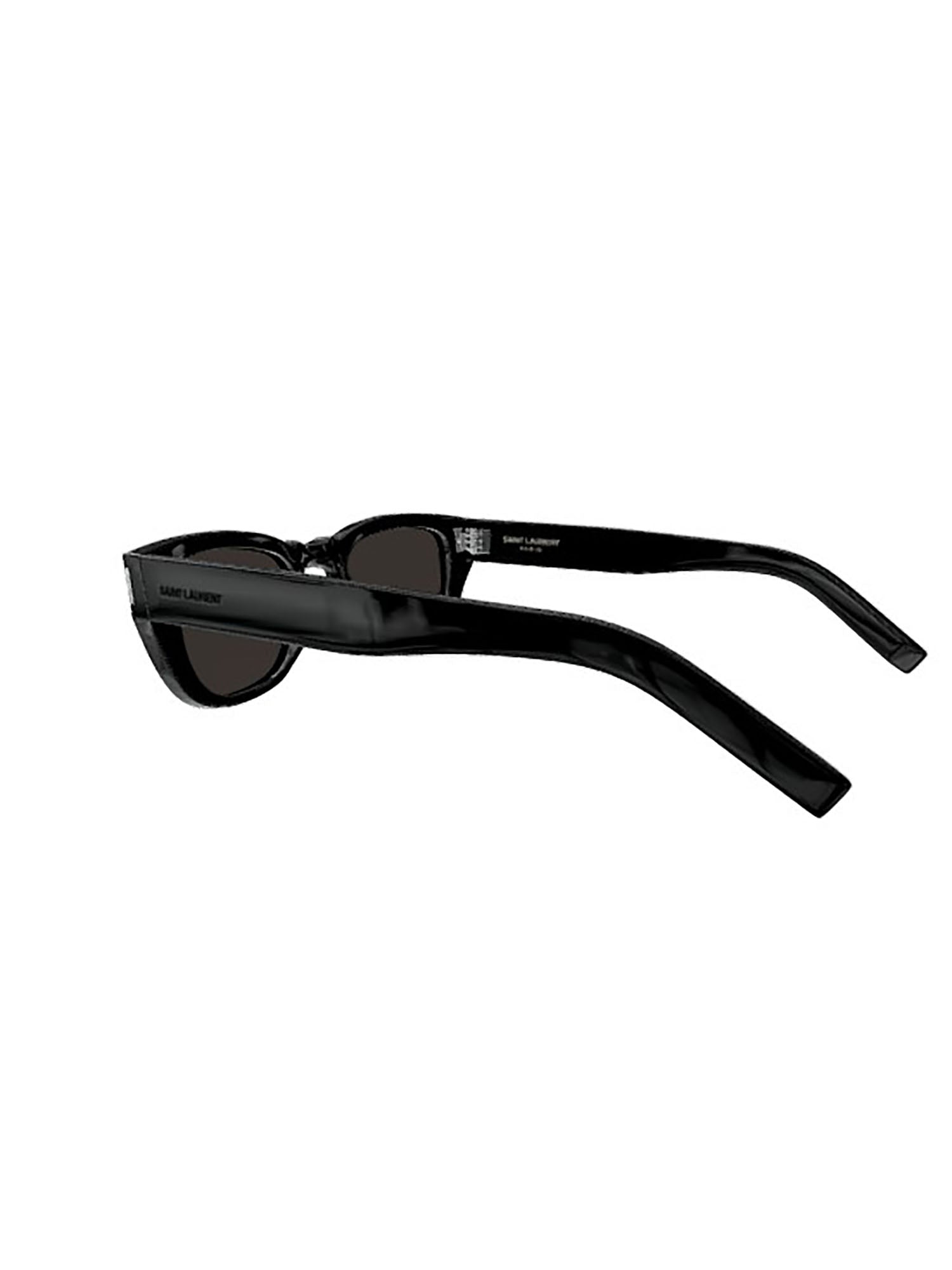 SL 601 Sunglasses with Angular Silhouette and Glossy Finish