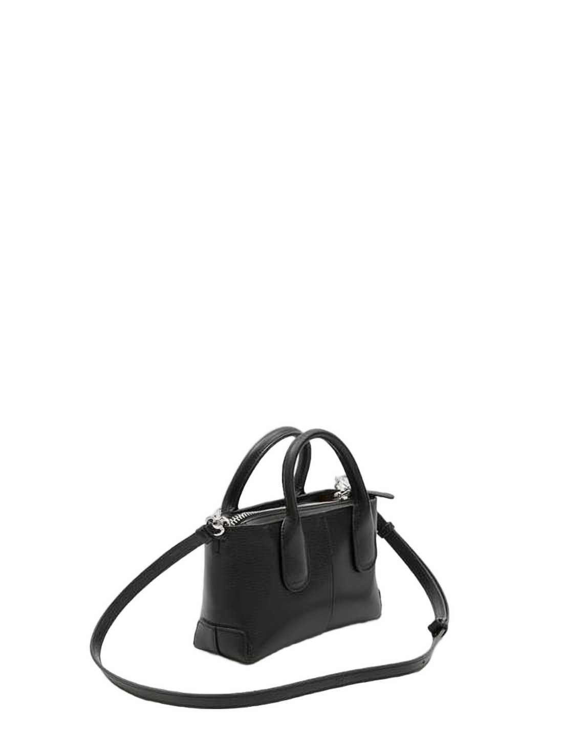 Rectangular Black Lambskin Tote Bag