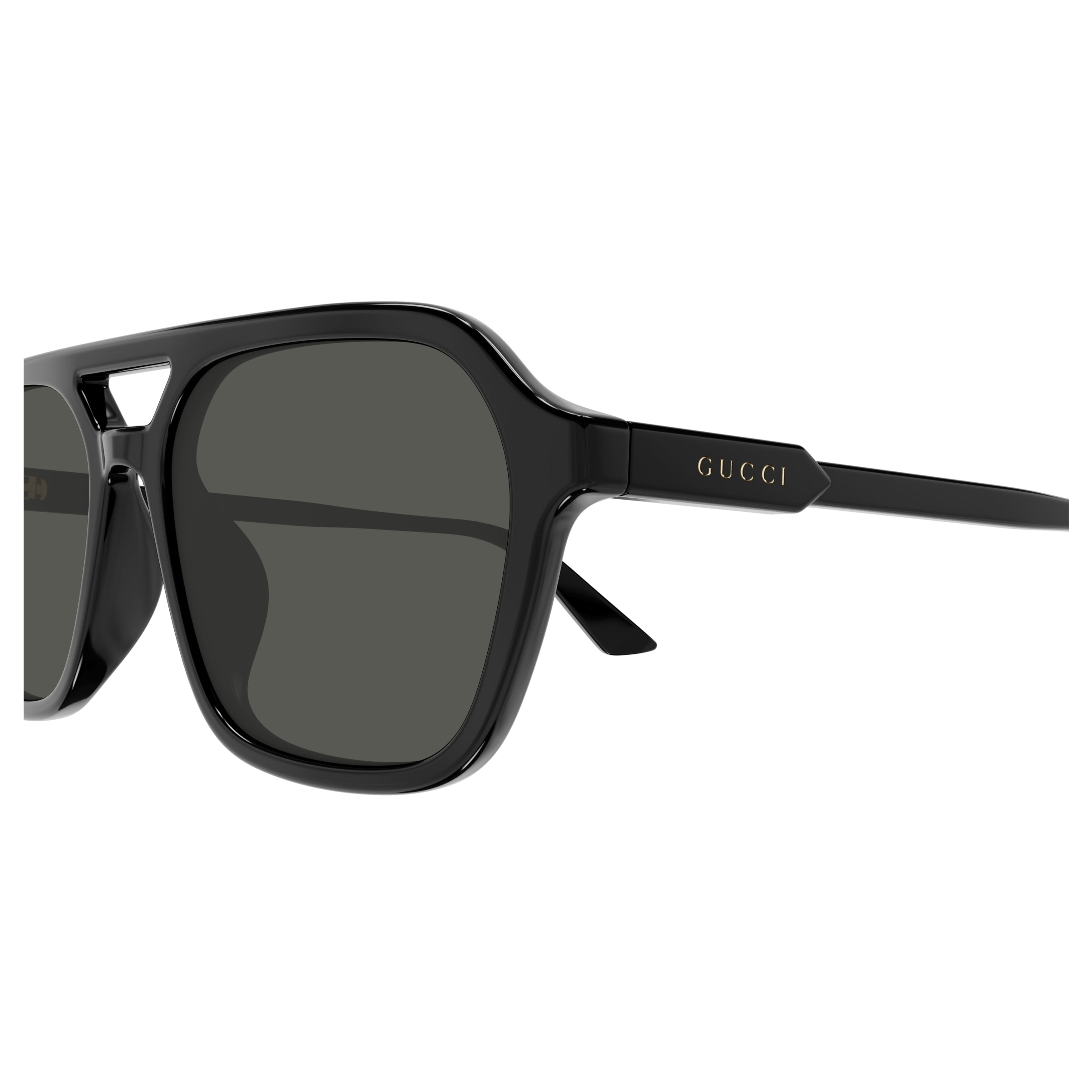 Gg1823sa Rectangular Black Sunglasses