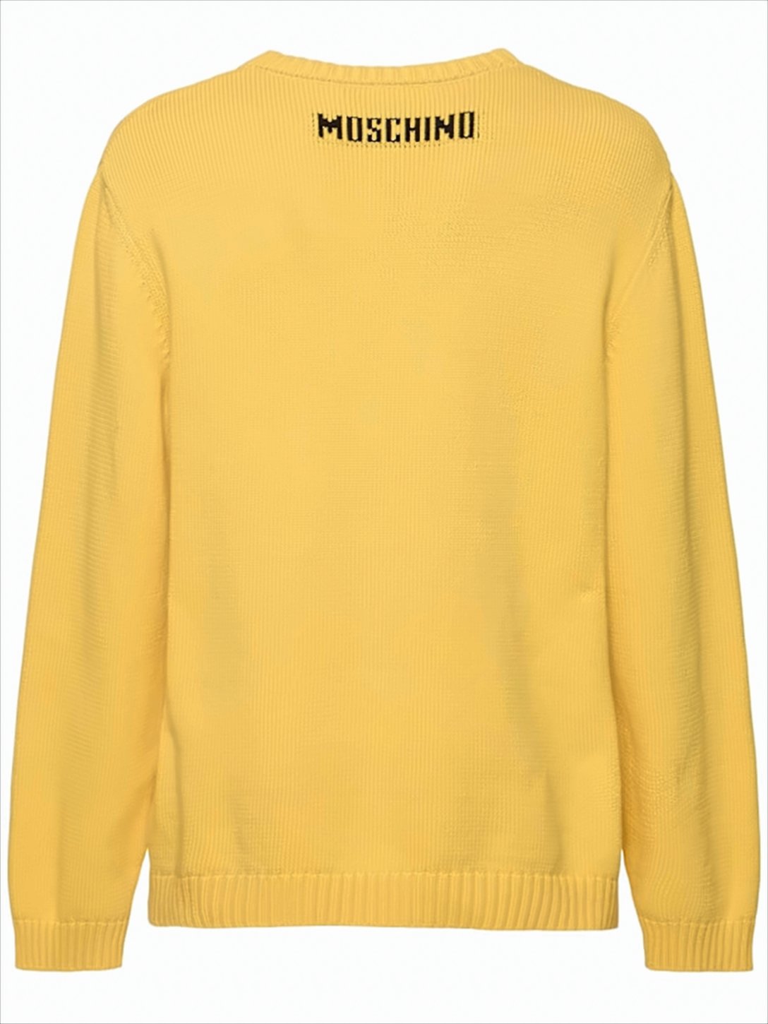 Cheerful Pixelated Smiley Face Knit Sweater
