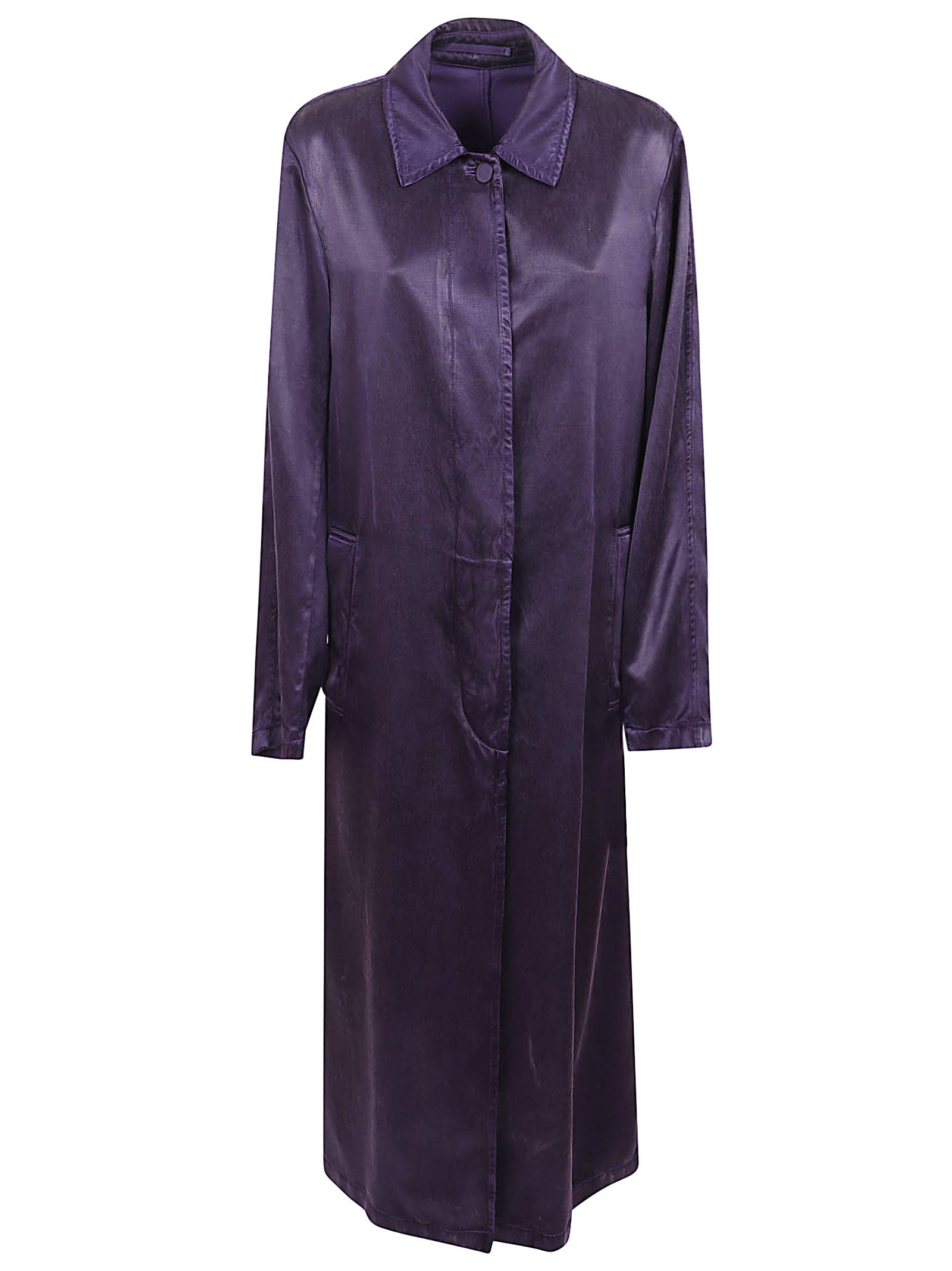 Long Coat with Classic Collar
