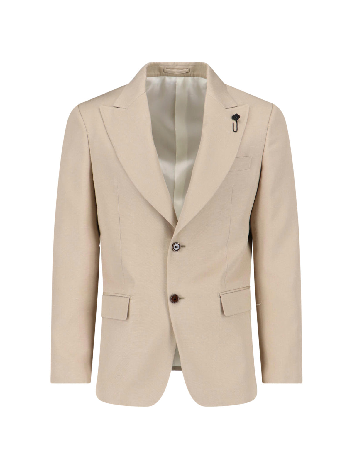 Single-Breasted Blazer – Beige