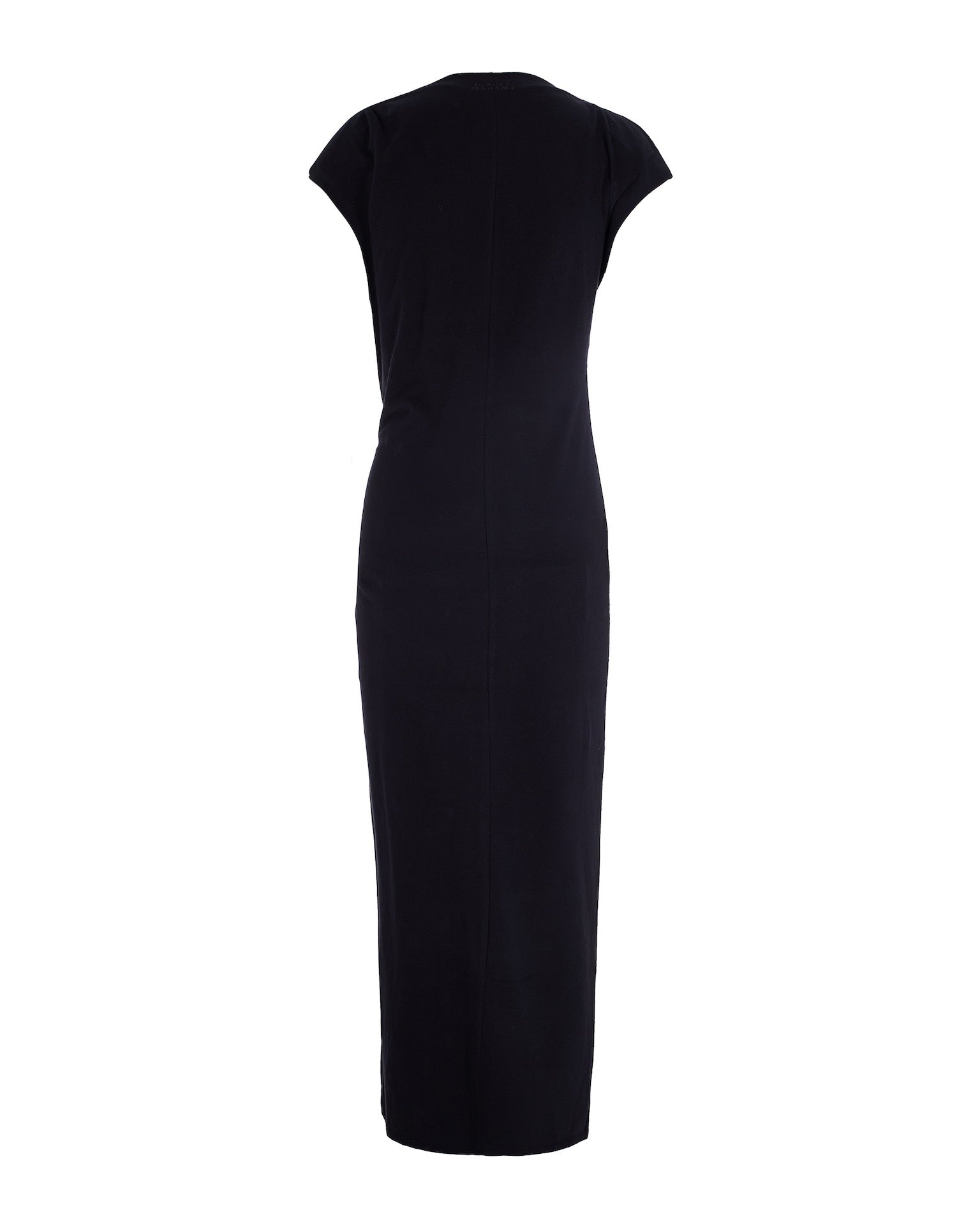 Boat-Neck Jersey Long Dress