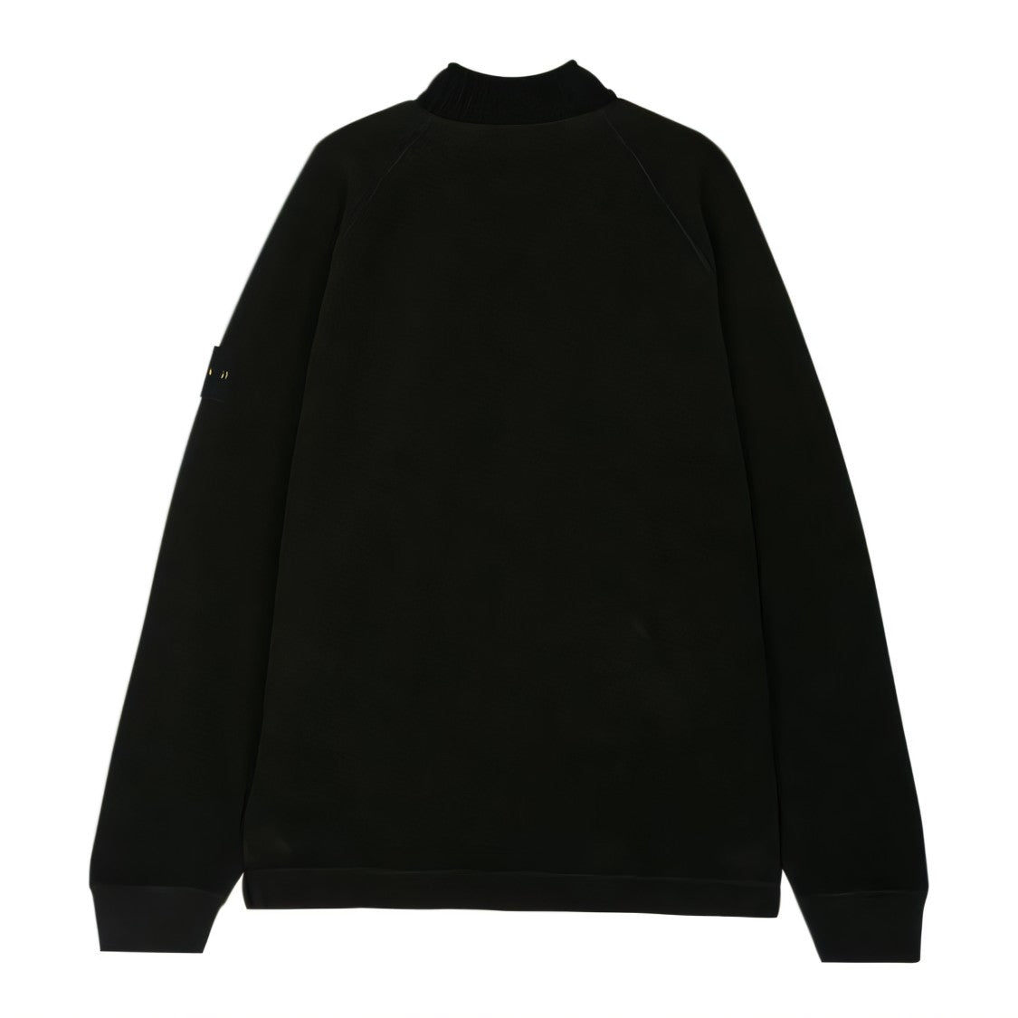 Black Long-Sleeve Top With Raglan Sleeves