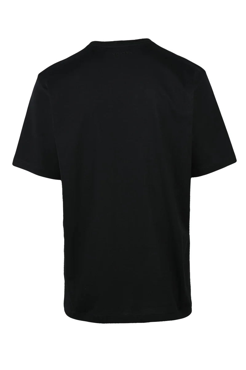 Gothic Text Black Cotton T-Shirt
