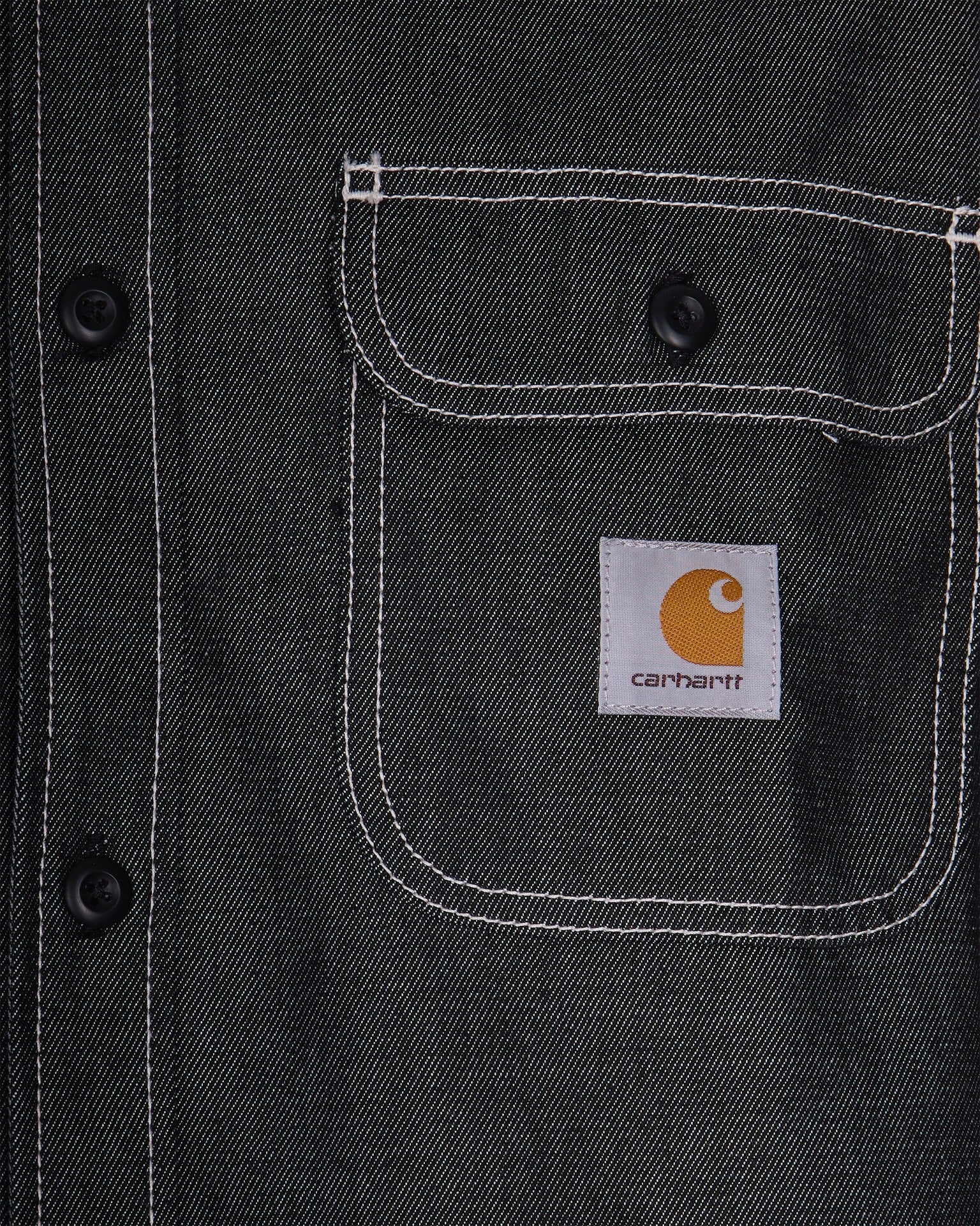 Heavyweight Denim Shirt With Chest Pockets
