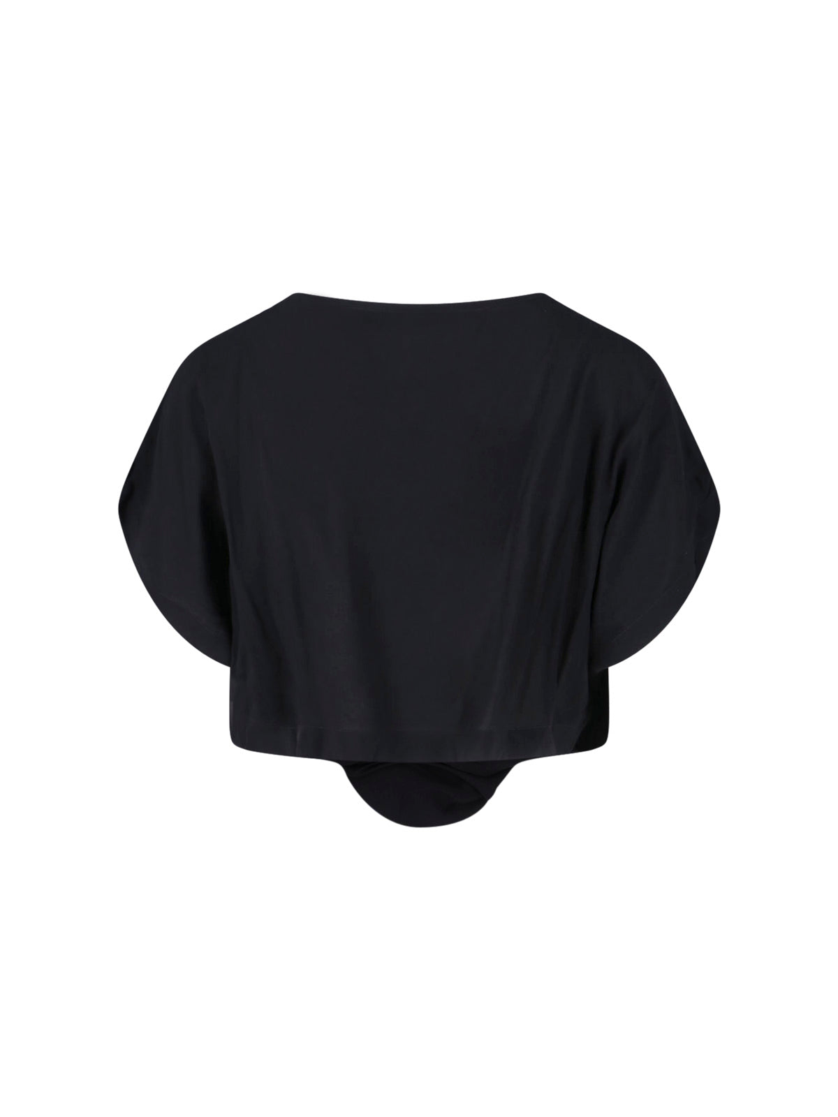 Black Heart Fitted High Neck Top