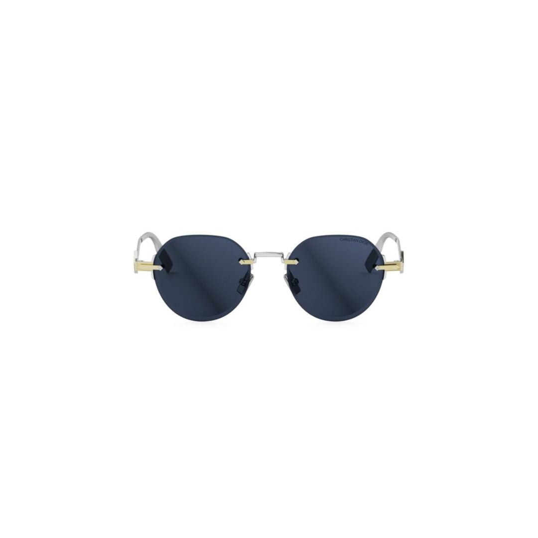 Cd Diamond R5u Rimless Round Sunglasses