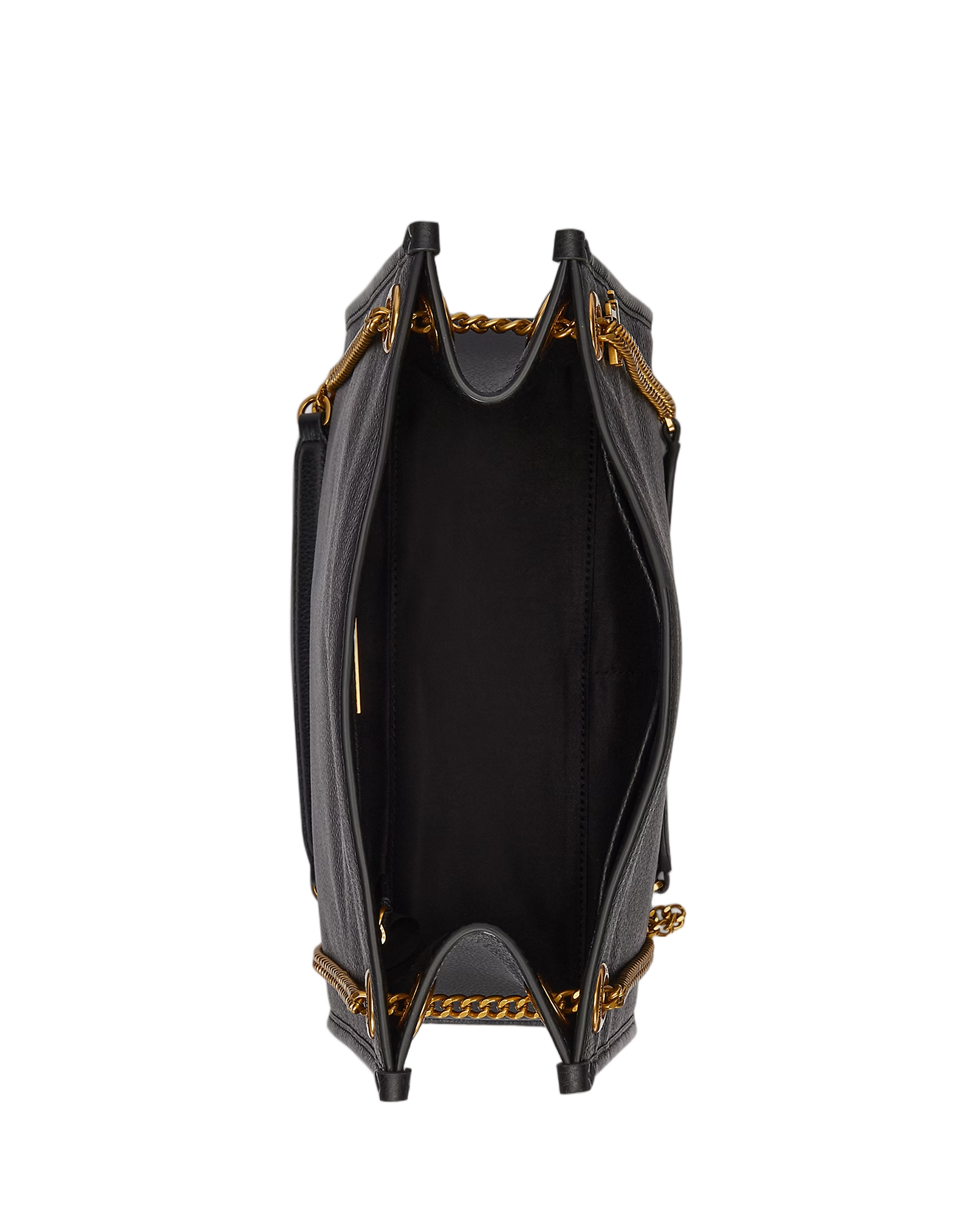 Refined Black Pebble Leather Tote