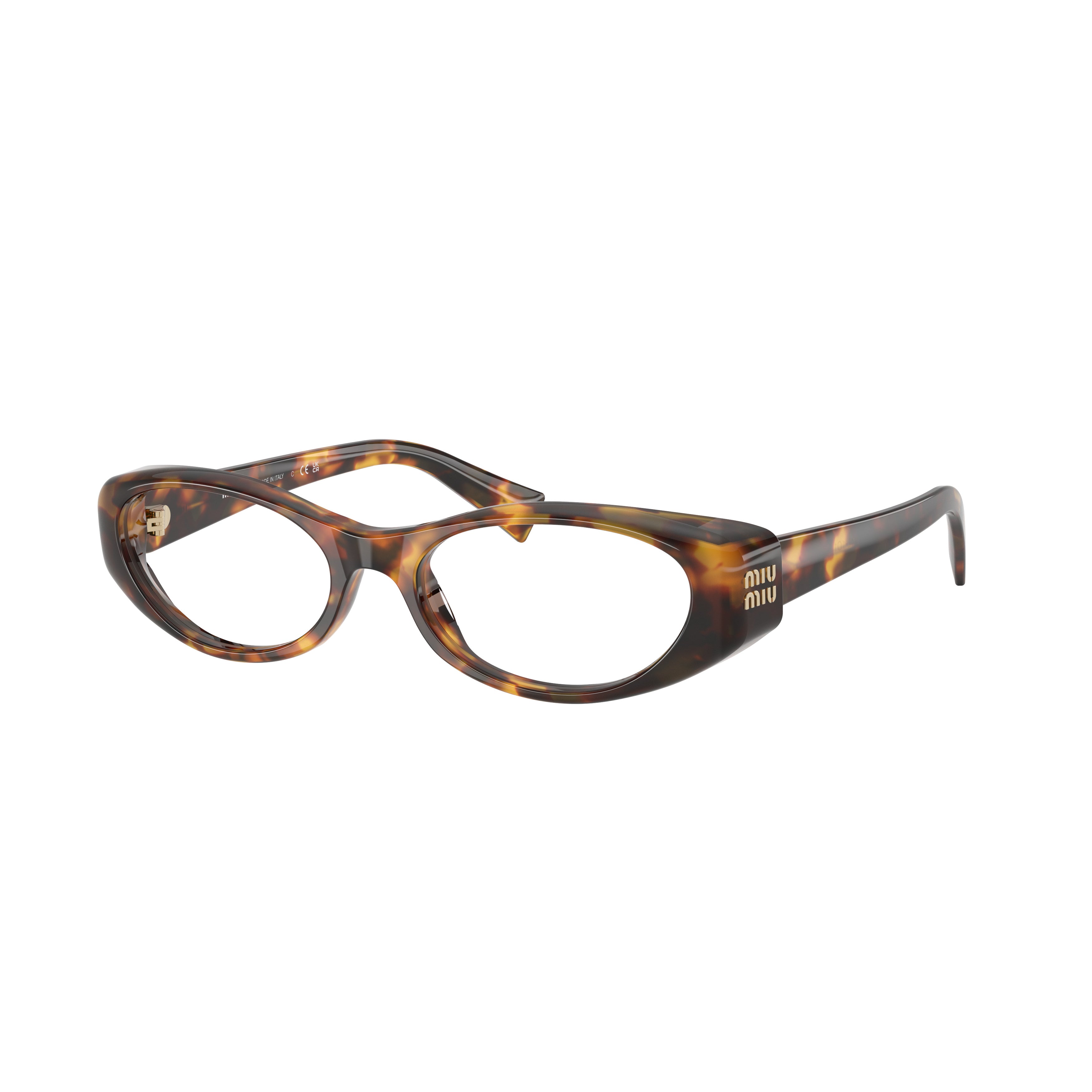 0mu 03zv Tortoiseshell Oval Frame Eyeglasses