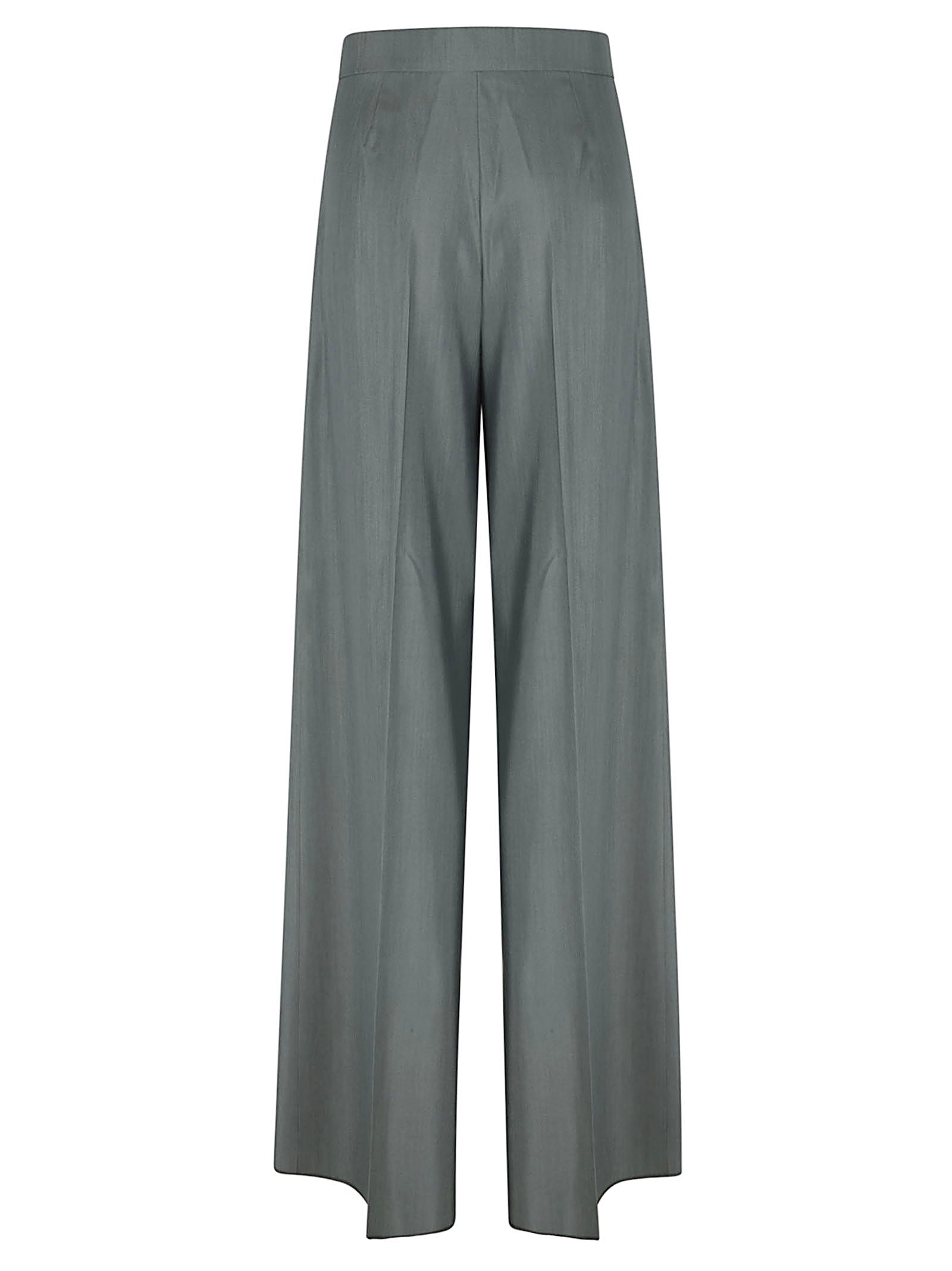 Wide-Leg Tailored Trousers In Lightweight Wool-Silk Blend