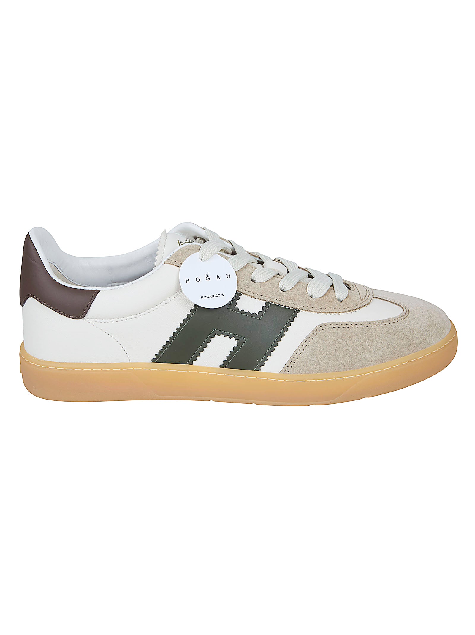 Retro-Contemporary Sneakers with Serrated 'H' Logo