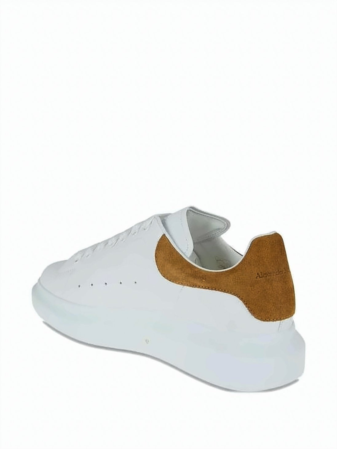 Oversized White Calfskin Sneakers