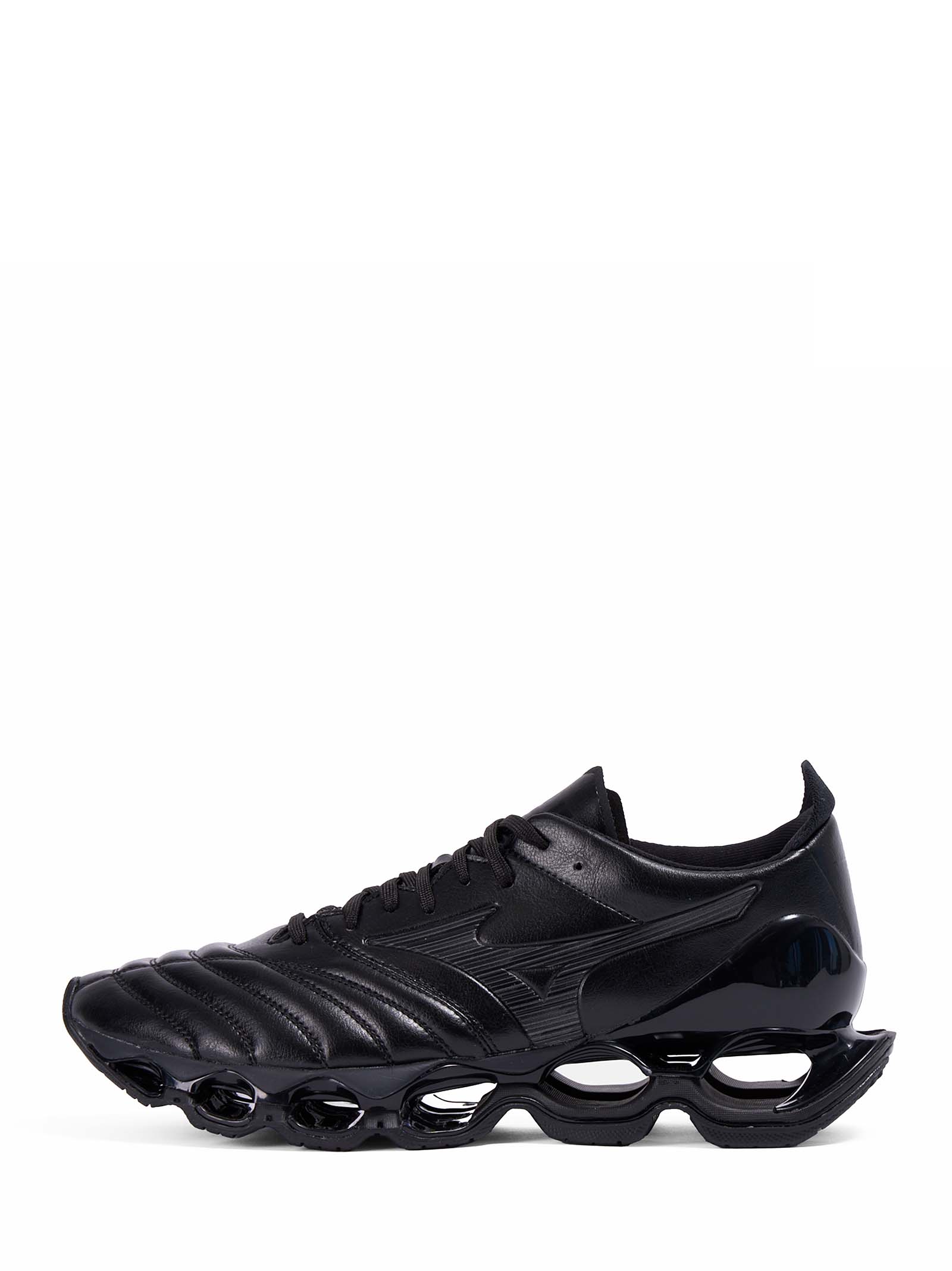 Quilted Synthetic Leather Sneakers