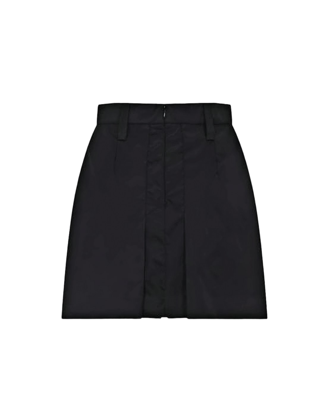 Structured Black Midi Skirt