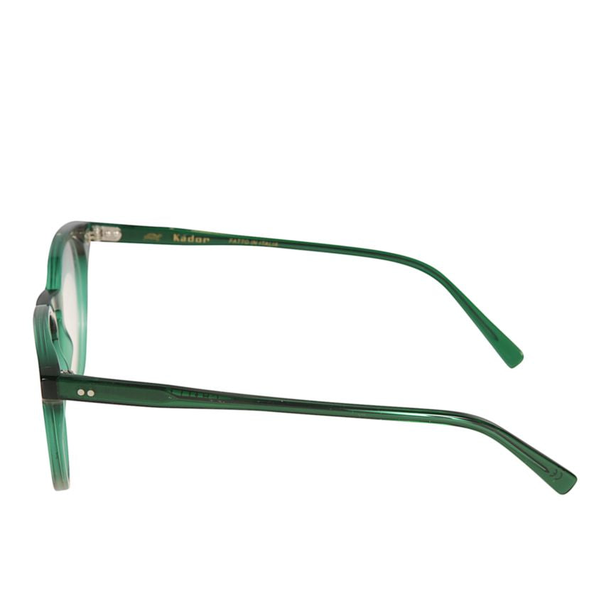 Chyli/N Translucent Green Frame Eyeglasses with Rounded Shape