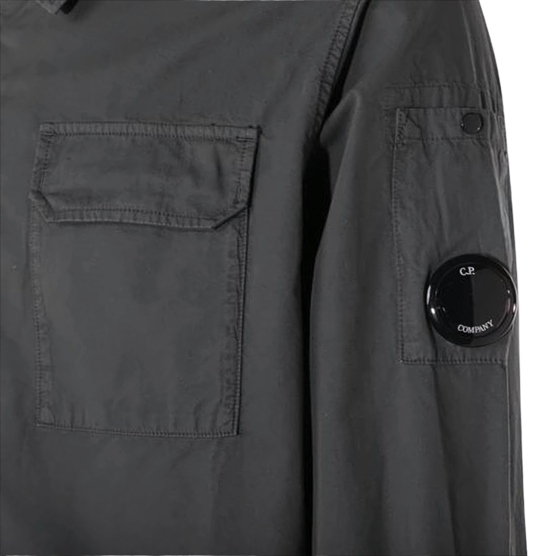 Minimalist Grey Cotton C.P. Company Jacket