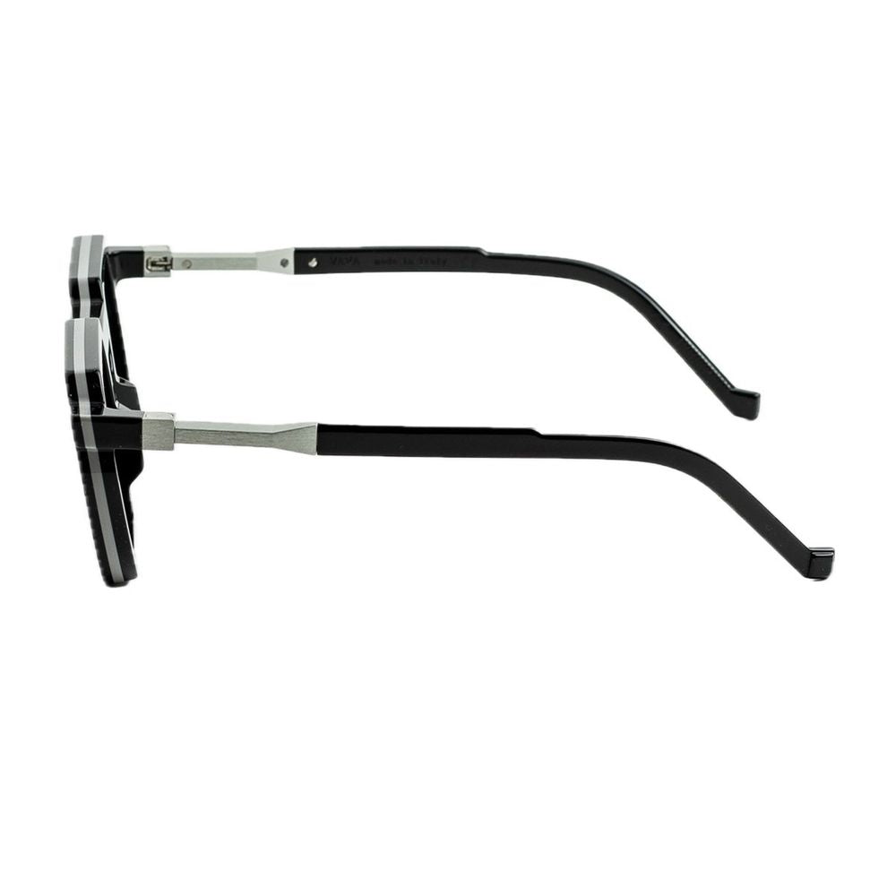 Wl0033 White Label Squared Geometric Black Bio-Acetate Sunglasses