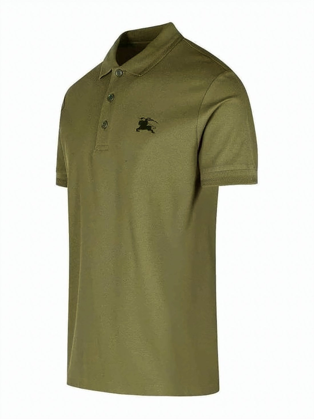 Tailored Green Cotton Polo Shirt