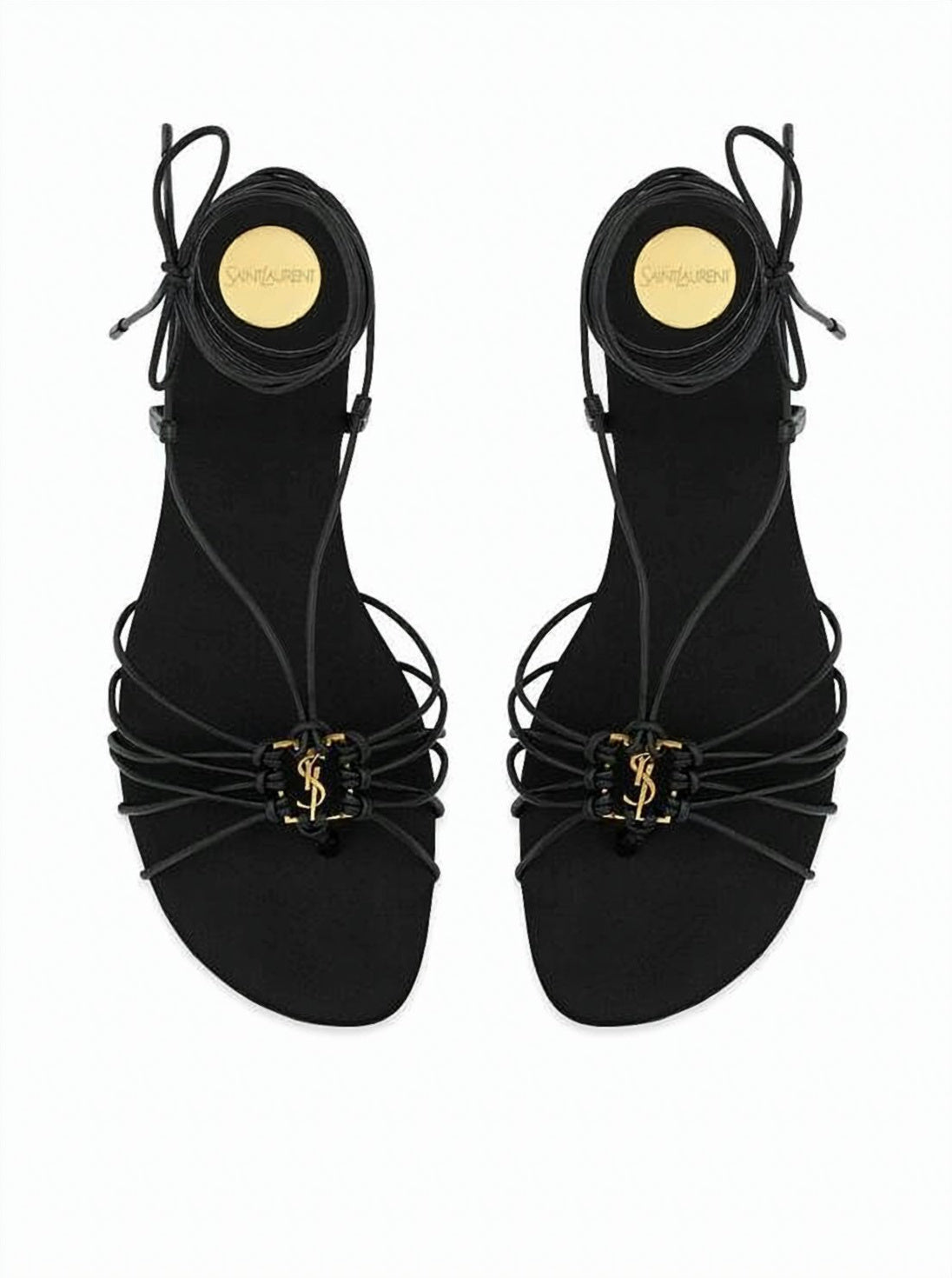 Minimalist Lambskin Sandals with Knotted Design