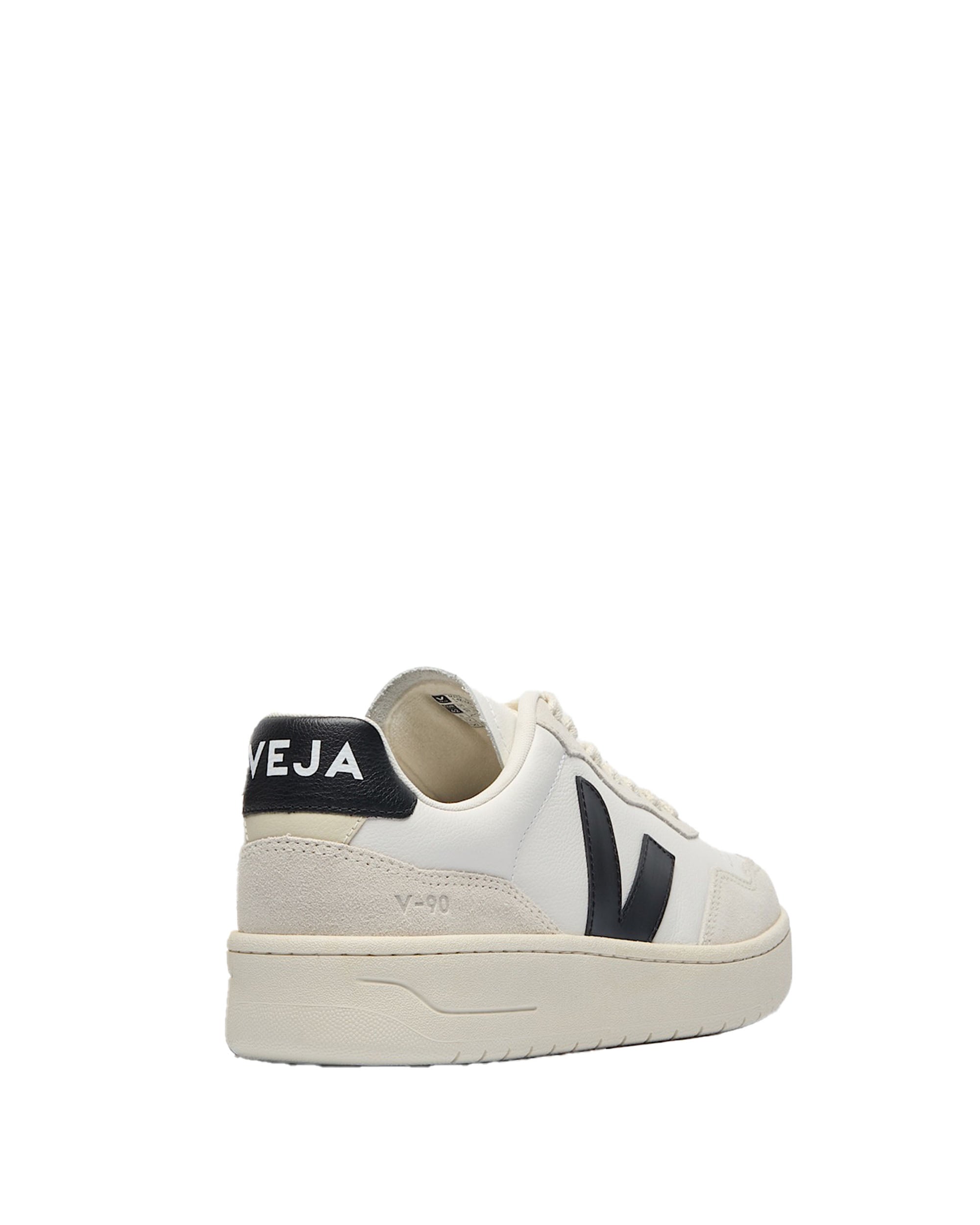 V-90 O.T. Sneakers In White Silver Black