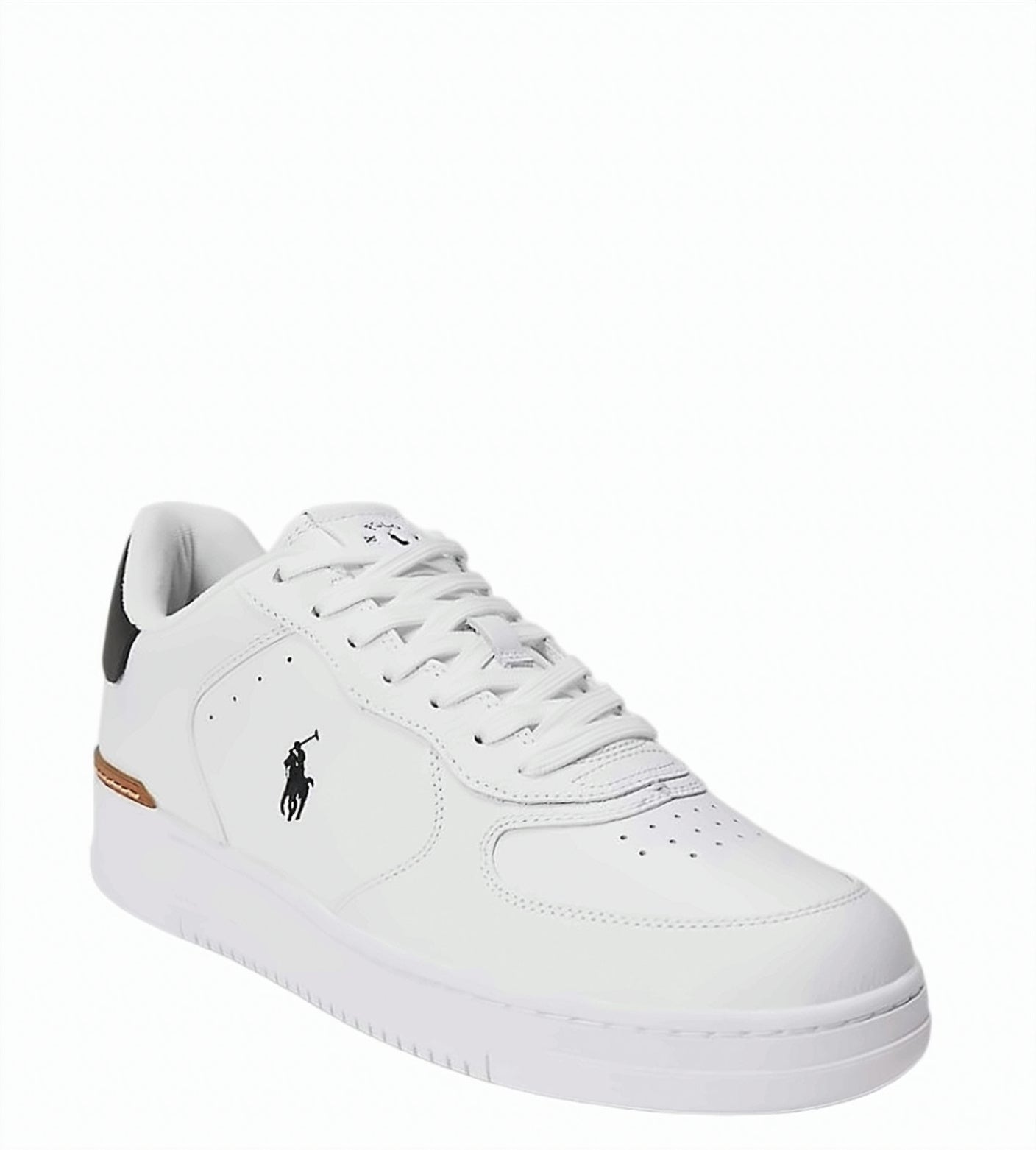 White Navy Masters Low Top Sneakers