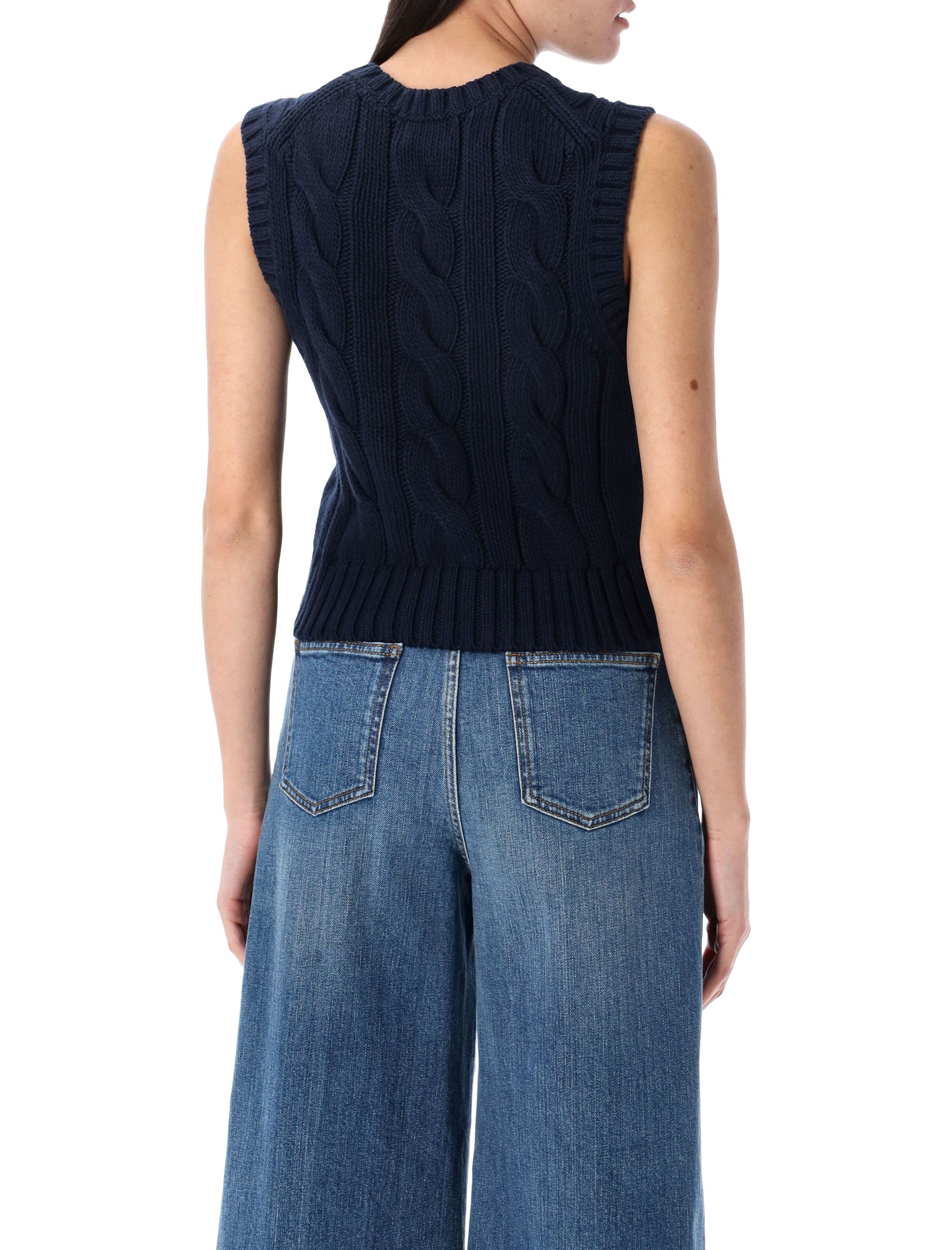 Cable Knit Vest
