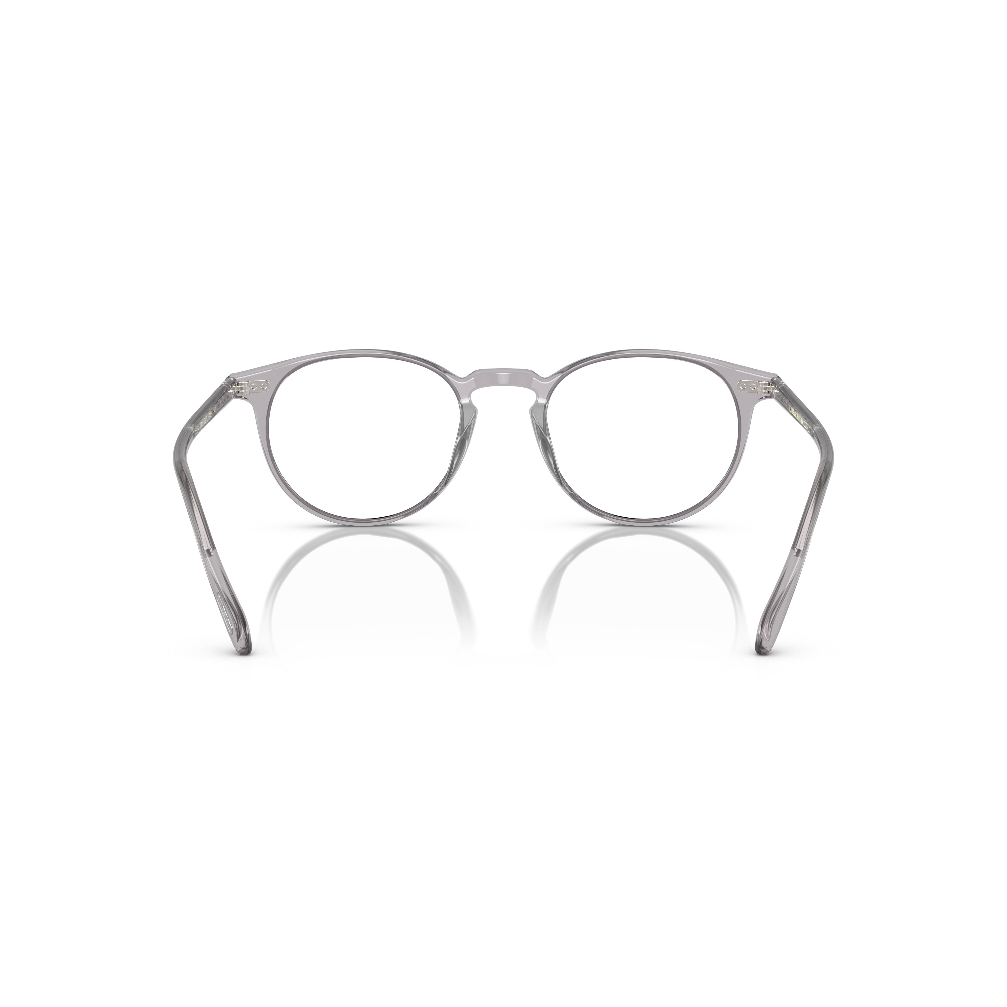 0ov5004 Translucent Acetate Eyeglasses with Rounded Shape