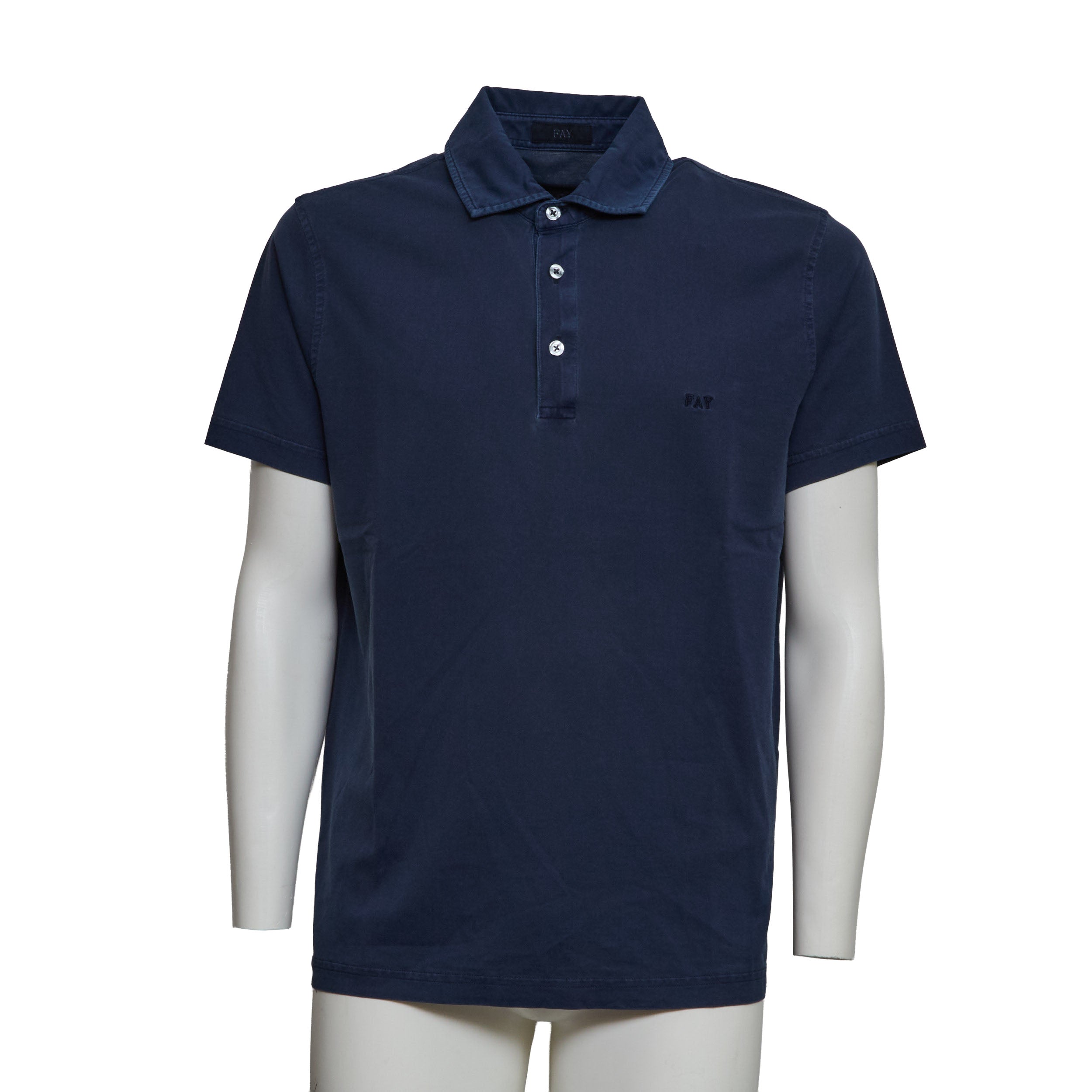 Garment-Dyed Cotton Jersey Polo Shirt