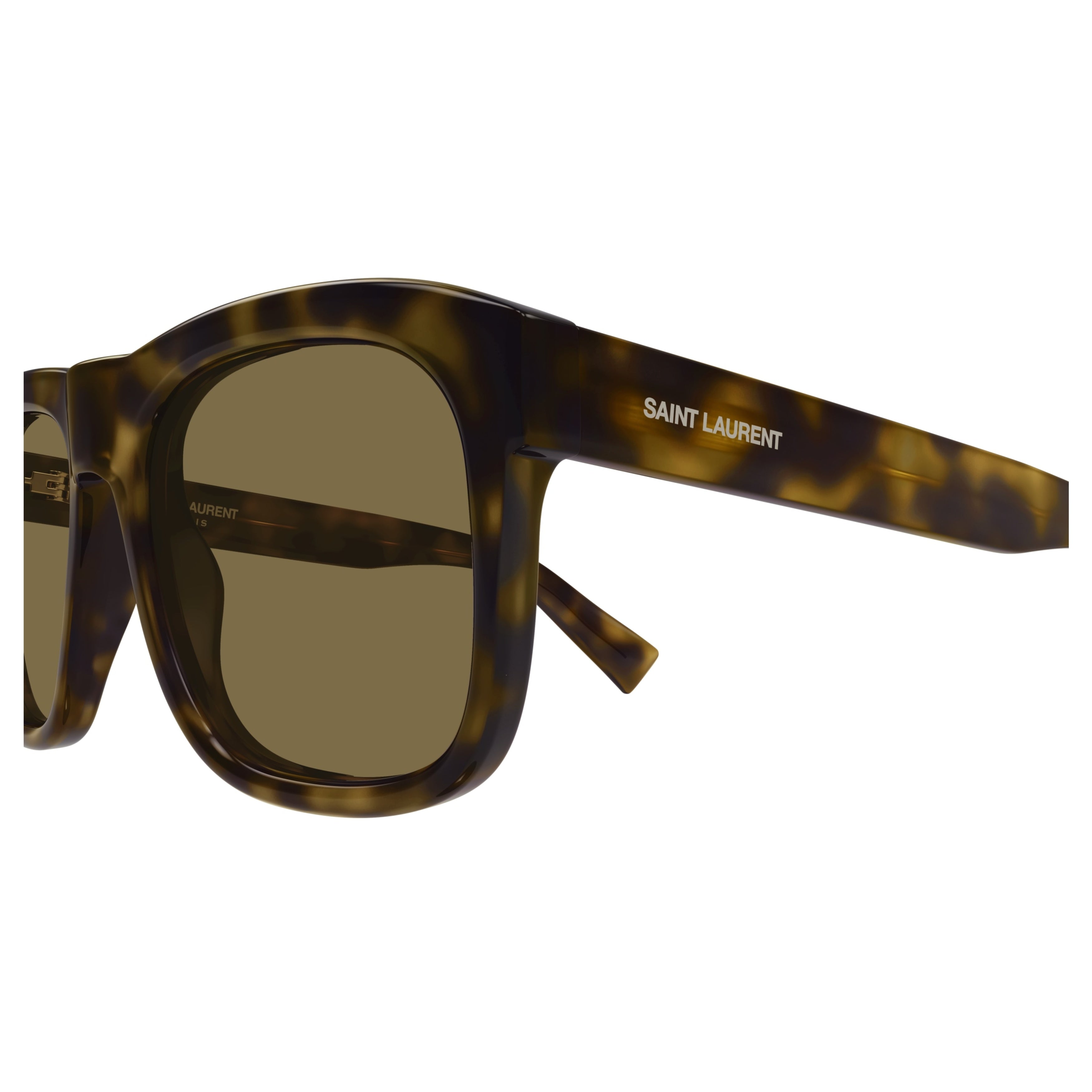 Sl 558 Bold Square Frame Tortoiseshell Sunglasses