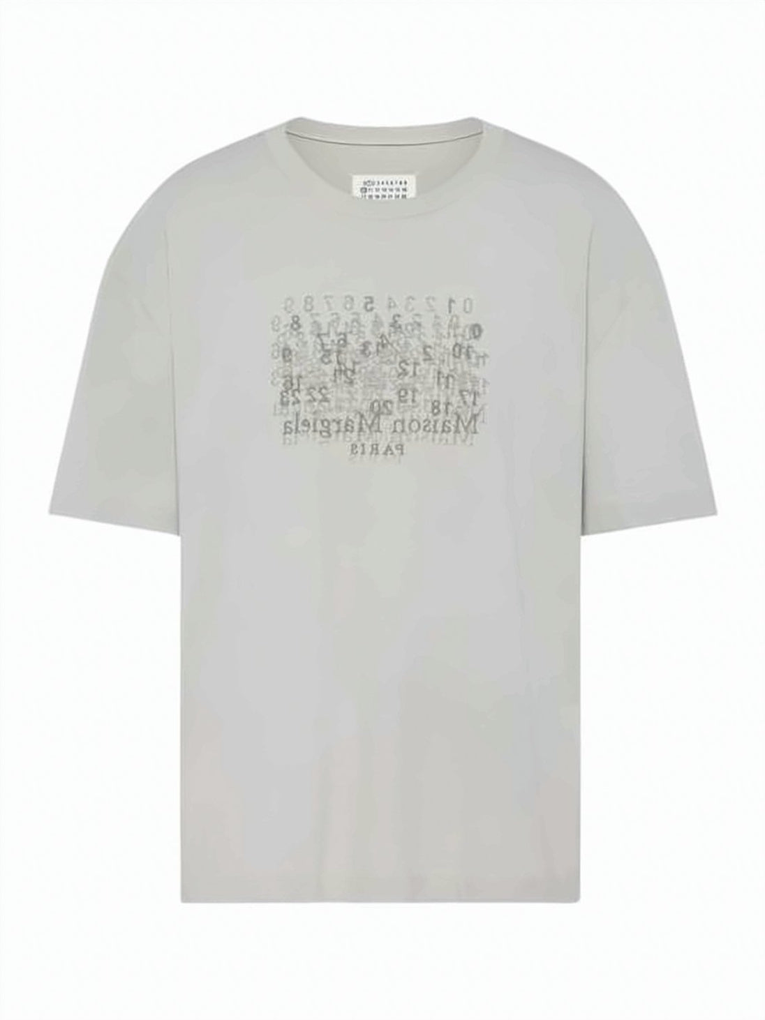 Loose-Fitting Grey Cotton T-Shirt